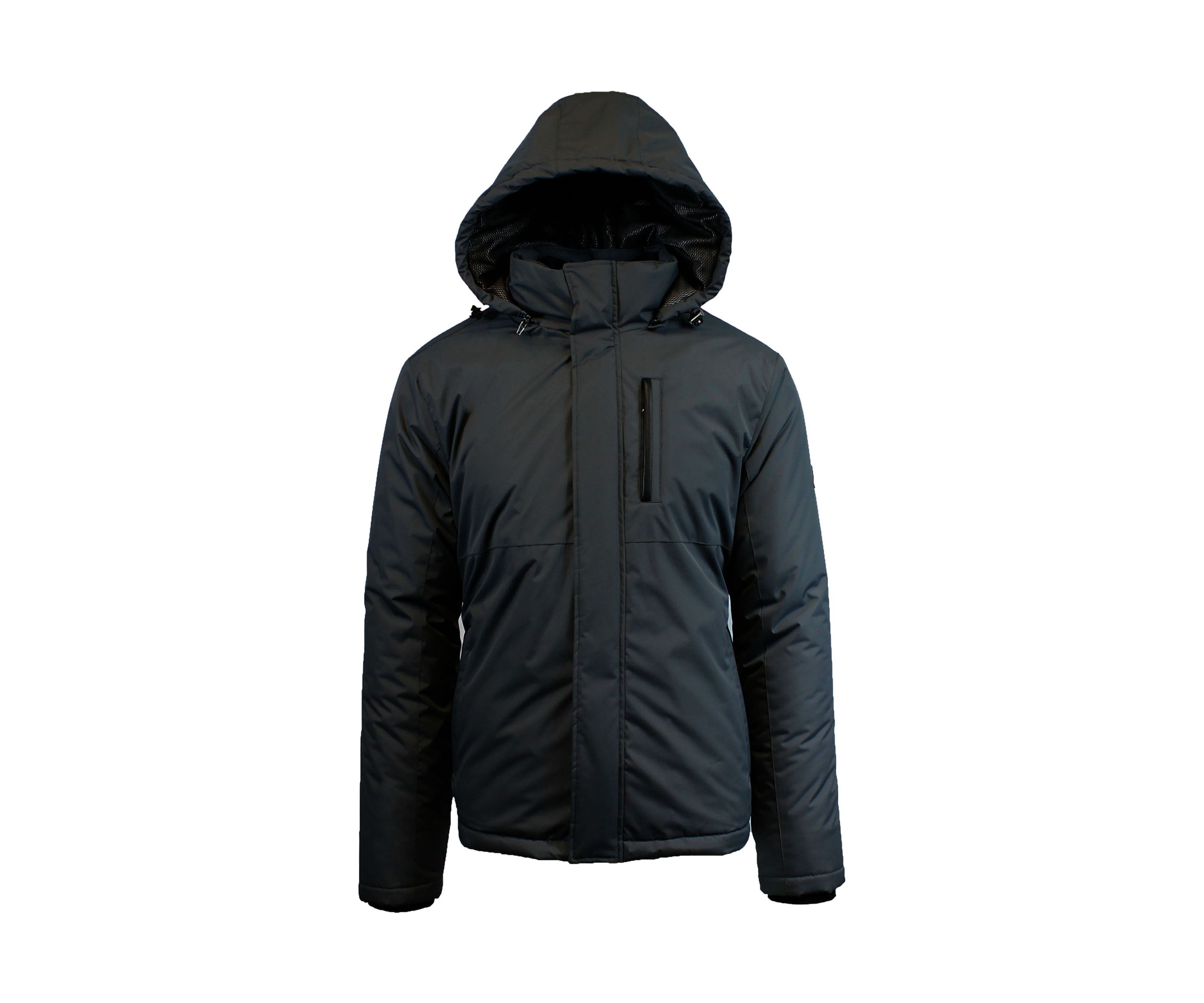 Mens Heavyweight Presidential Tech Jacket with Detachable Hood