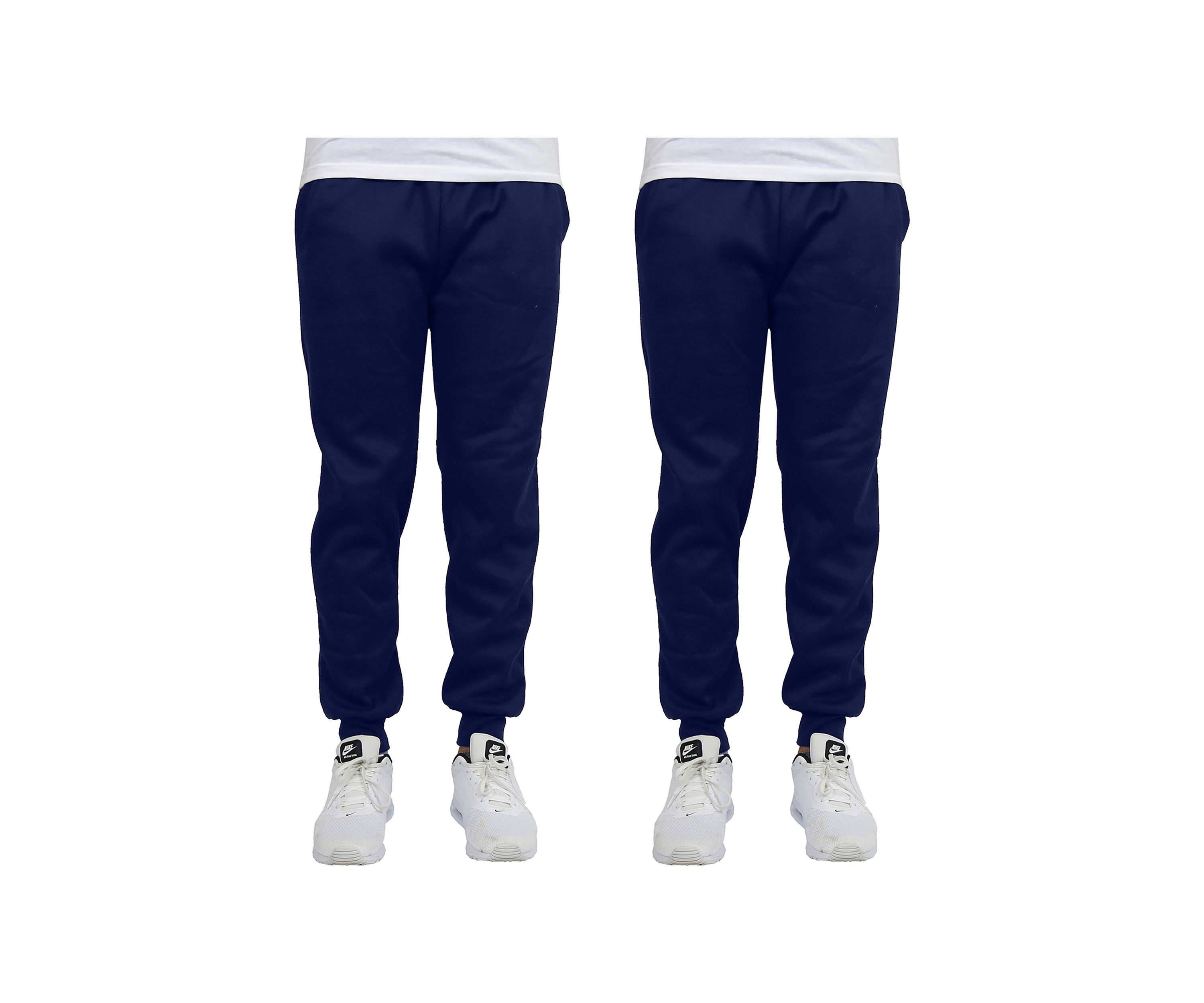 Mens Slim Fit Jogger Pants (2 Pack)