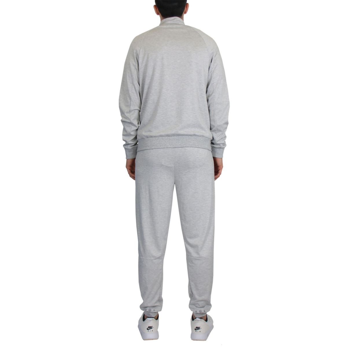 Men’s Moisture Wicking Performance Active Track Jacket & Jogger 2-Piece Set