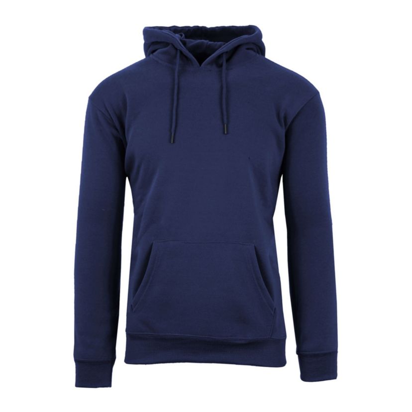 Mens Heavyweight Fleece-Lined Pullover Hoodie Sweater