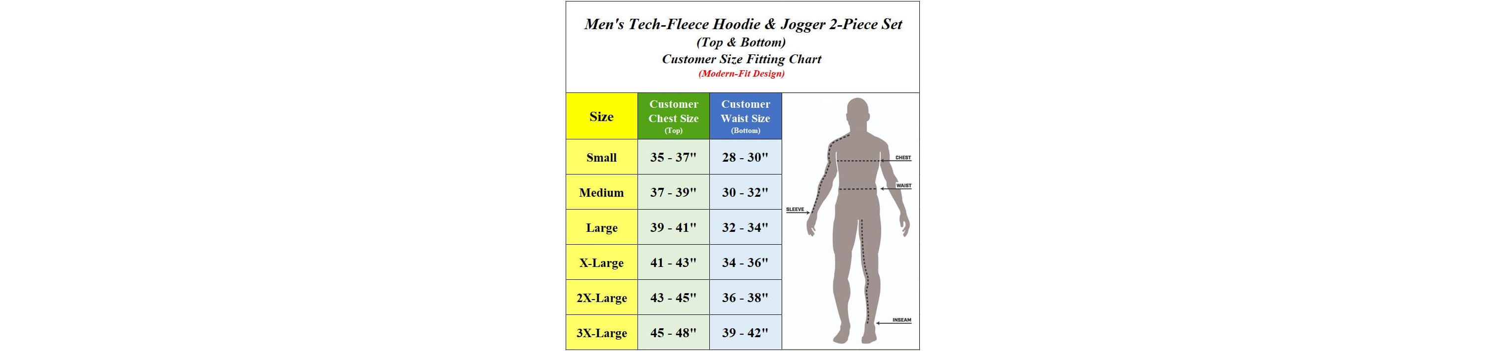 Galaxy by Harvic Mens Tech Fleece Sweatshirt  and Jogger 2 Piece Set