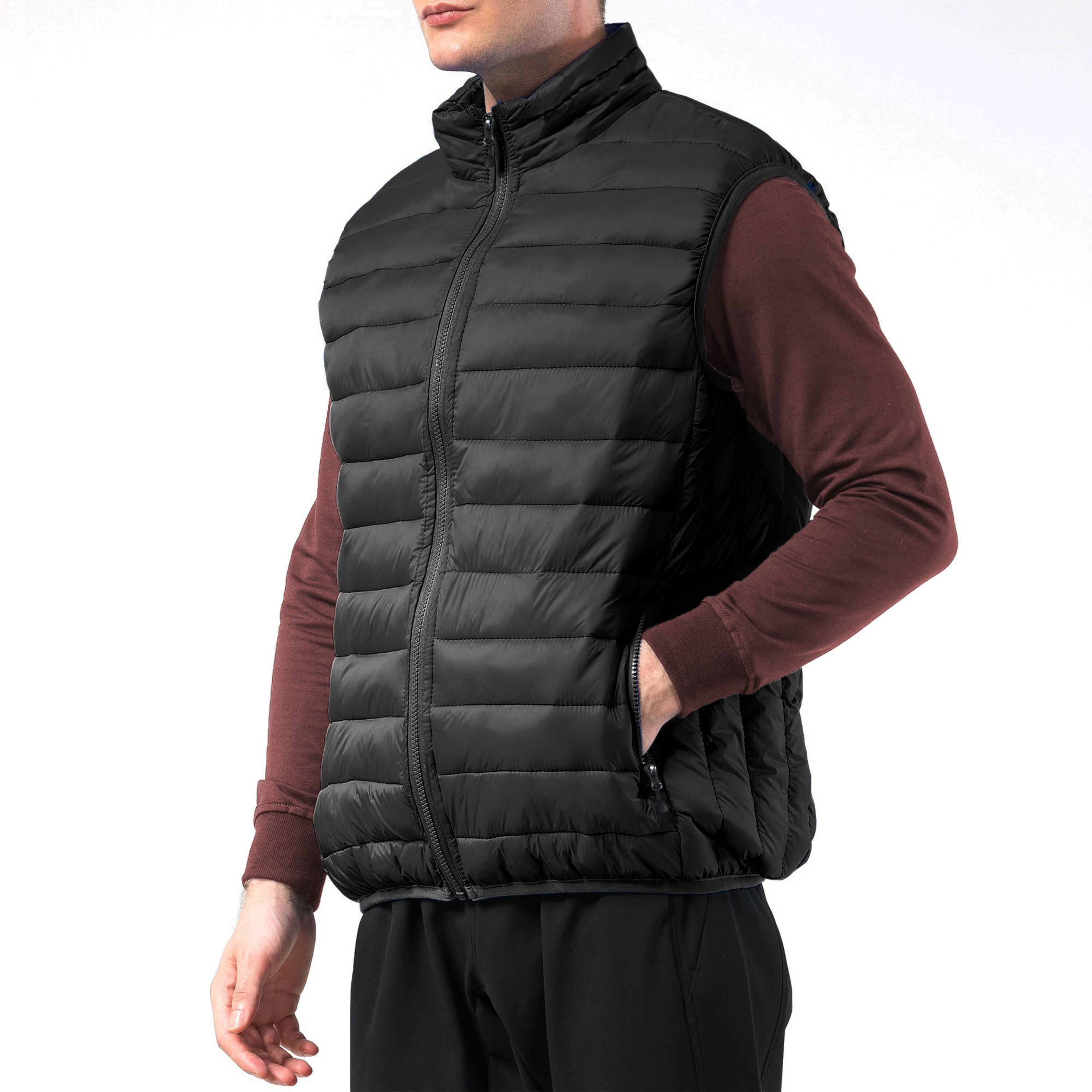 Mens Packable Puffer Bubble Vest