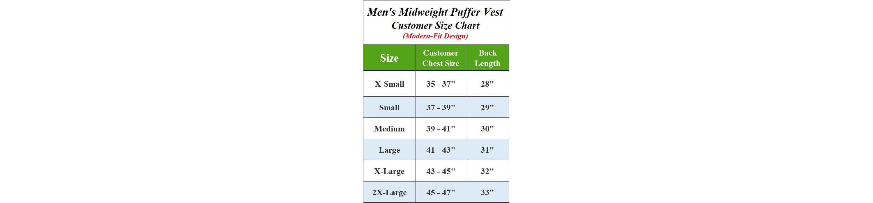 Galaxy Playertees Mens Modern Fit  Packable Midweight Puffer Vest