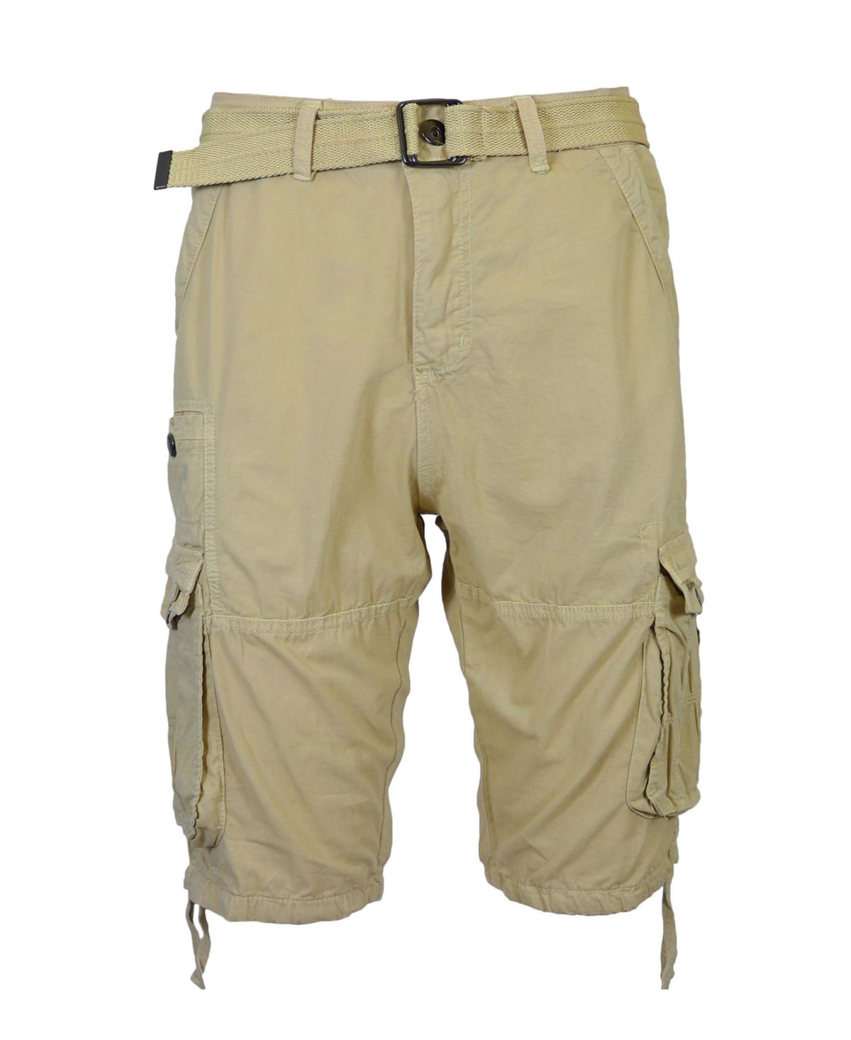 Mens Vintage Cotton Cargo Belted Shorts (Sizes, 30-42)
