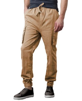 Blu Rock Jump Start Men's Slim Fit Cotton Flex Stretch Cargo Jogger Pants, 2XL