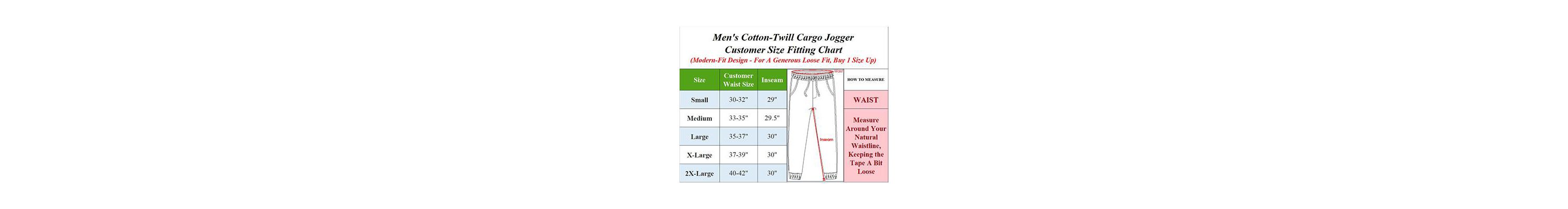 Jump Start Mens Slim Fit  Cotton Flex Stretch Cargo Jogger Pants
