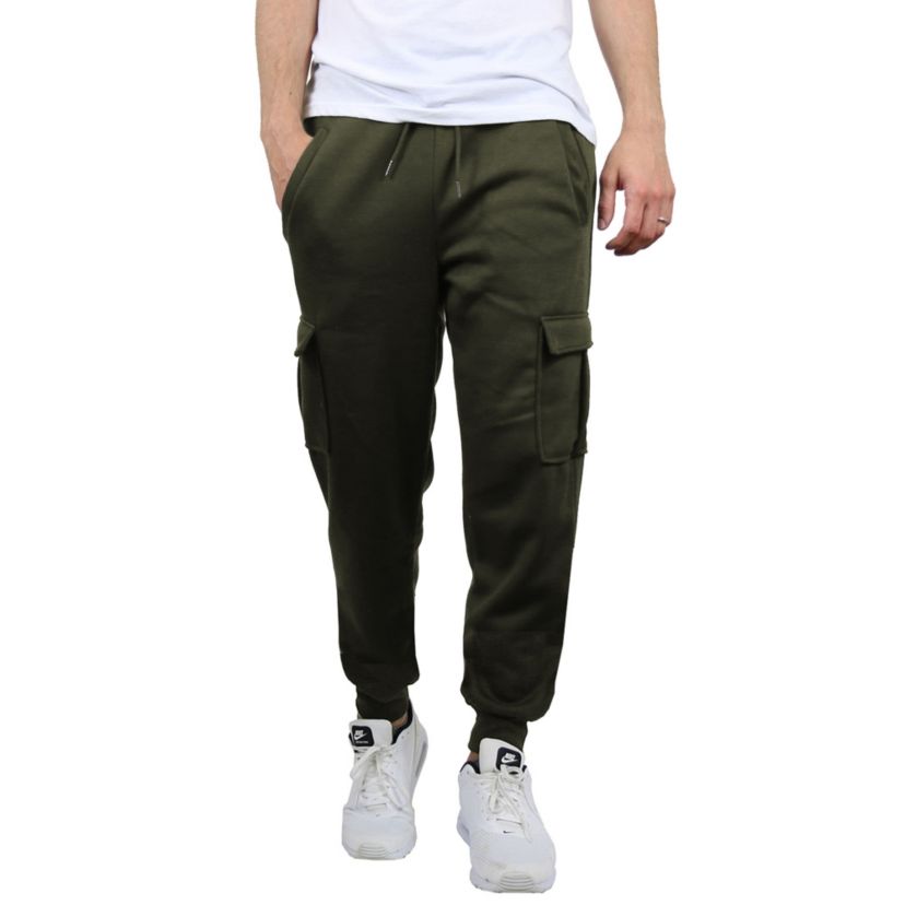 Heavyweight Fleece-Lined Cargo Jogger Sweatpants