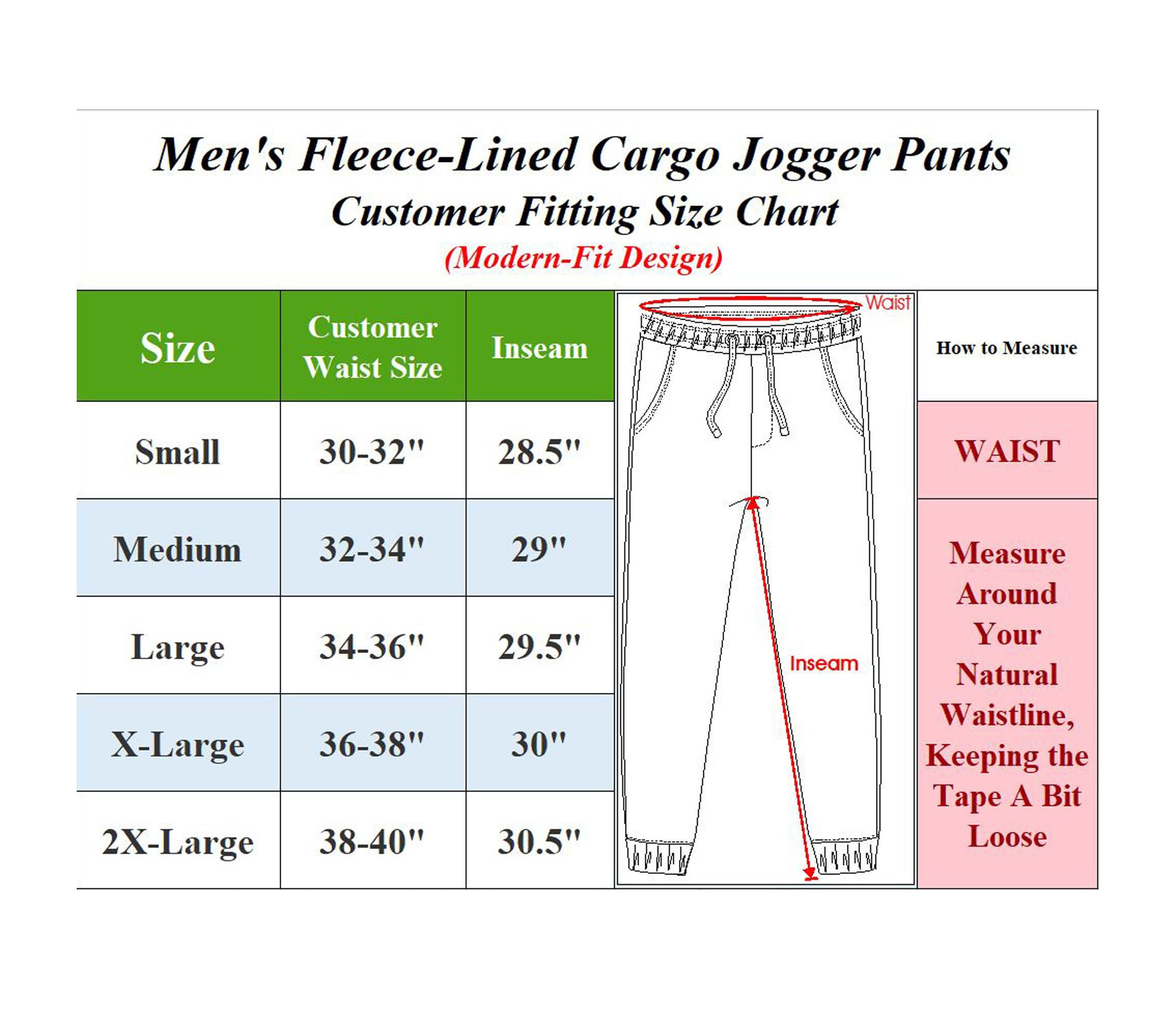 Heavyweight Fleece-Lined Cargo Jogger Sweatpants