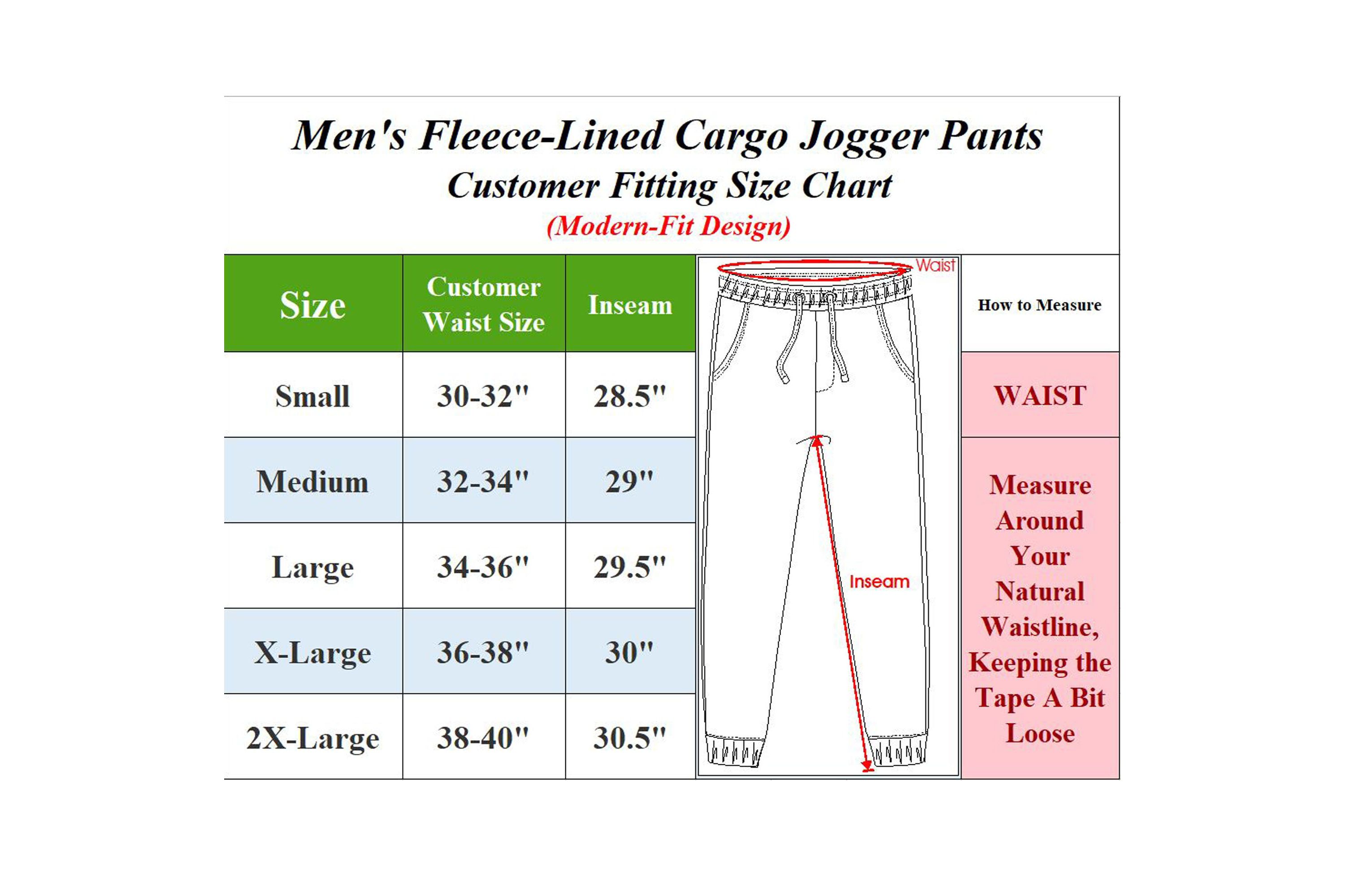 Heavyweight Fleece-Lined Cargo Jogger Sweatpants