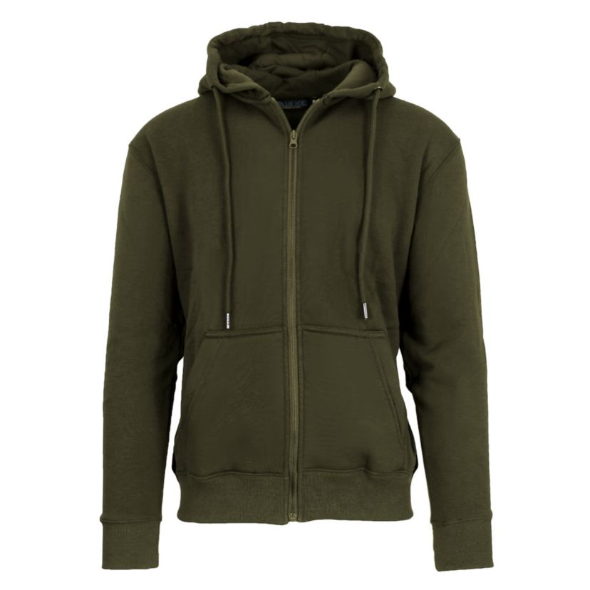 Men’s Fleece-Lined Full-Zip Hoodie