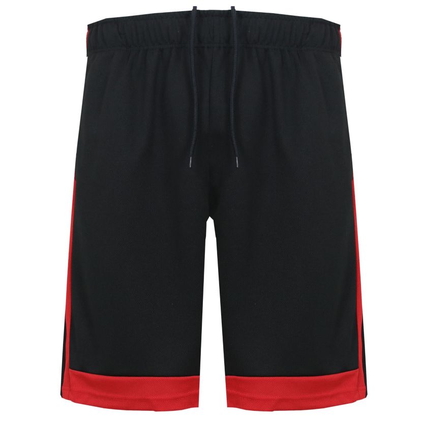 Jump Start Mens 5-Pack Lightweight Breathable Moisture Wicking Mesh Shorts