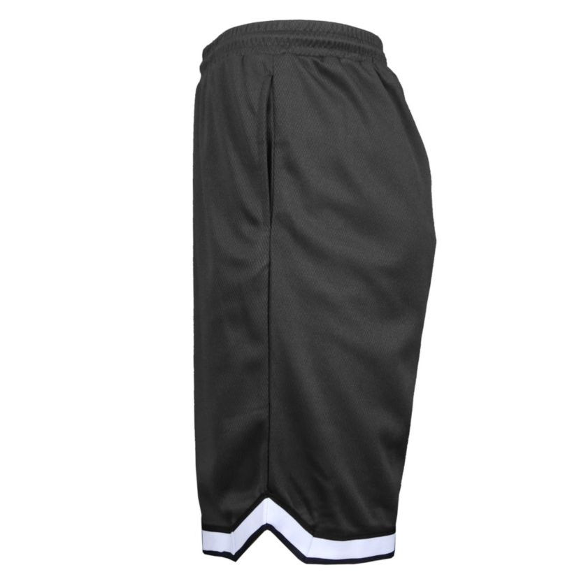 Mens Premium Active Moisture Wicking Workout  Mesh Shorts With Trim