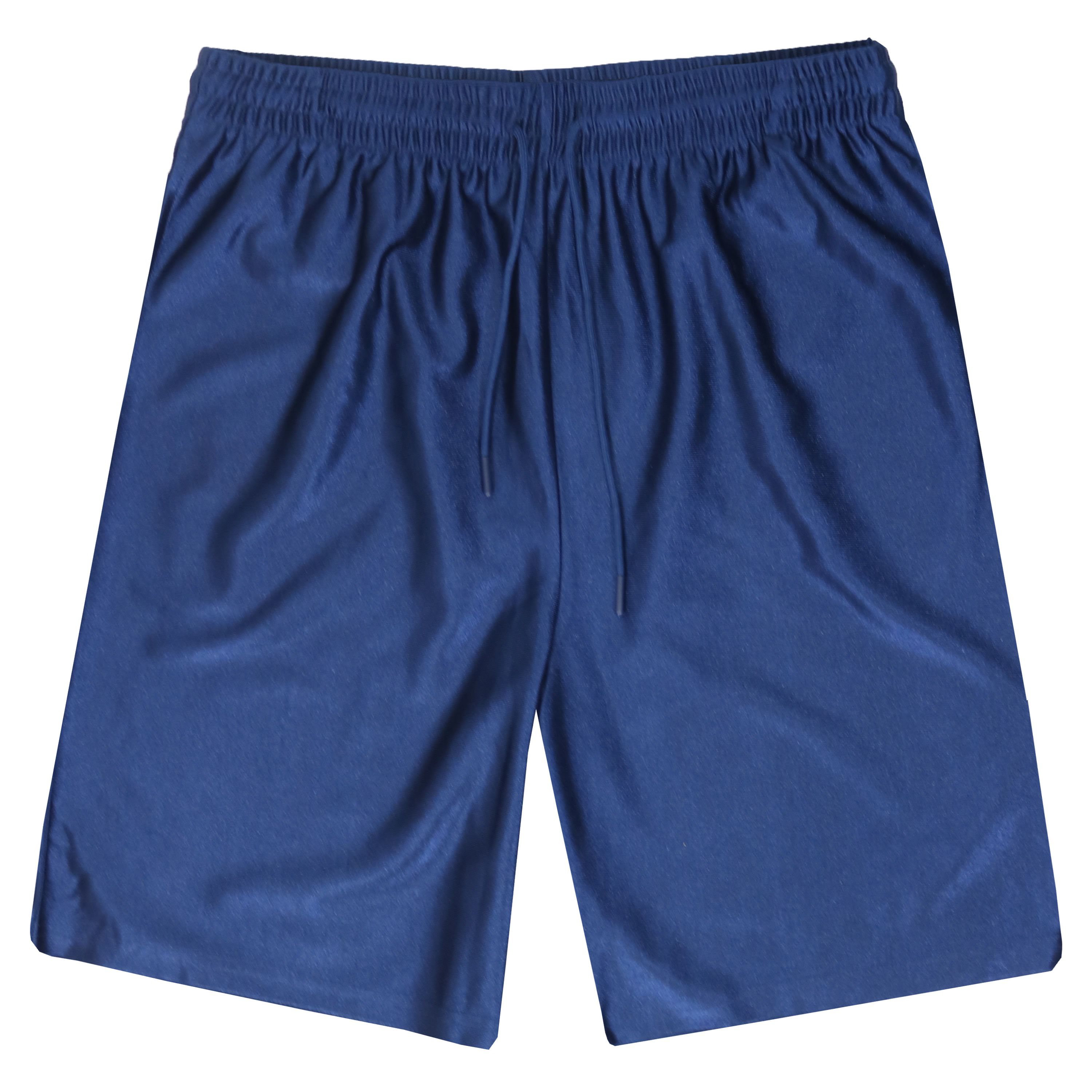 Jump Start Mens 5-Pack Lightweight Breathable Moisture Wicking Mesh Shorts