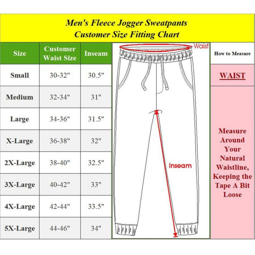 Mens Modern Fit  Heavyweight Classic Fleece Jogger Sweatpants- 3 Pack