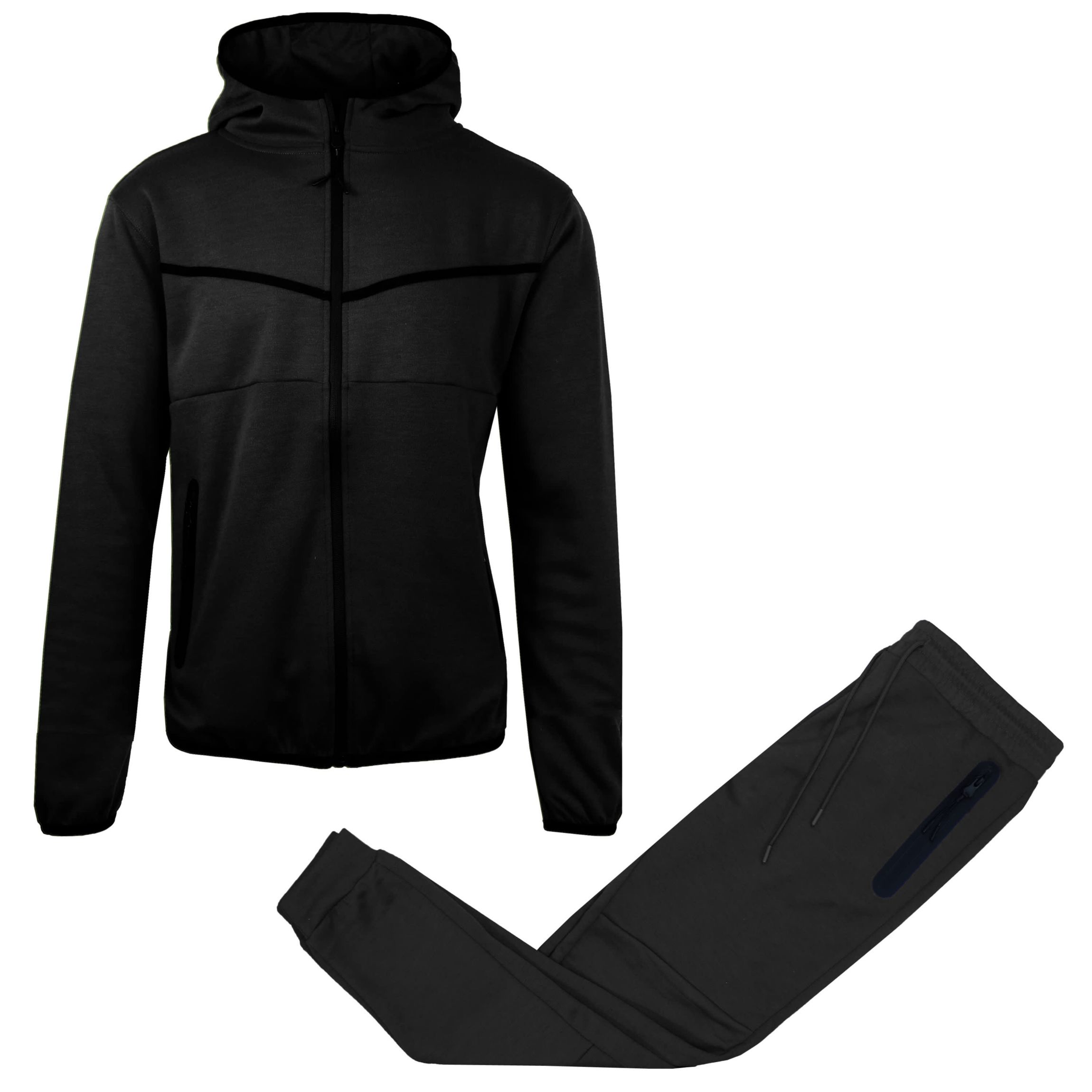 Galaxy by Harvic Mens Tech Fleece Hoodie and Jogger 2 Piece Set