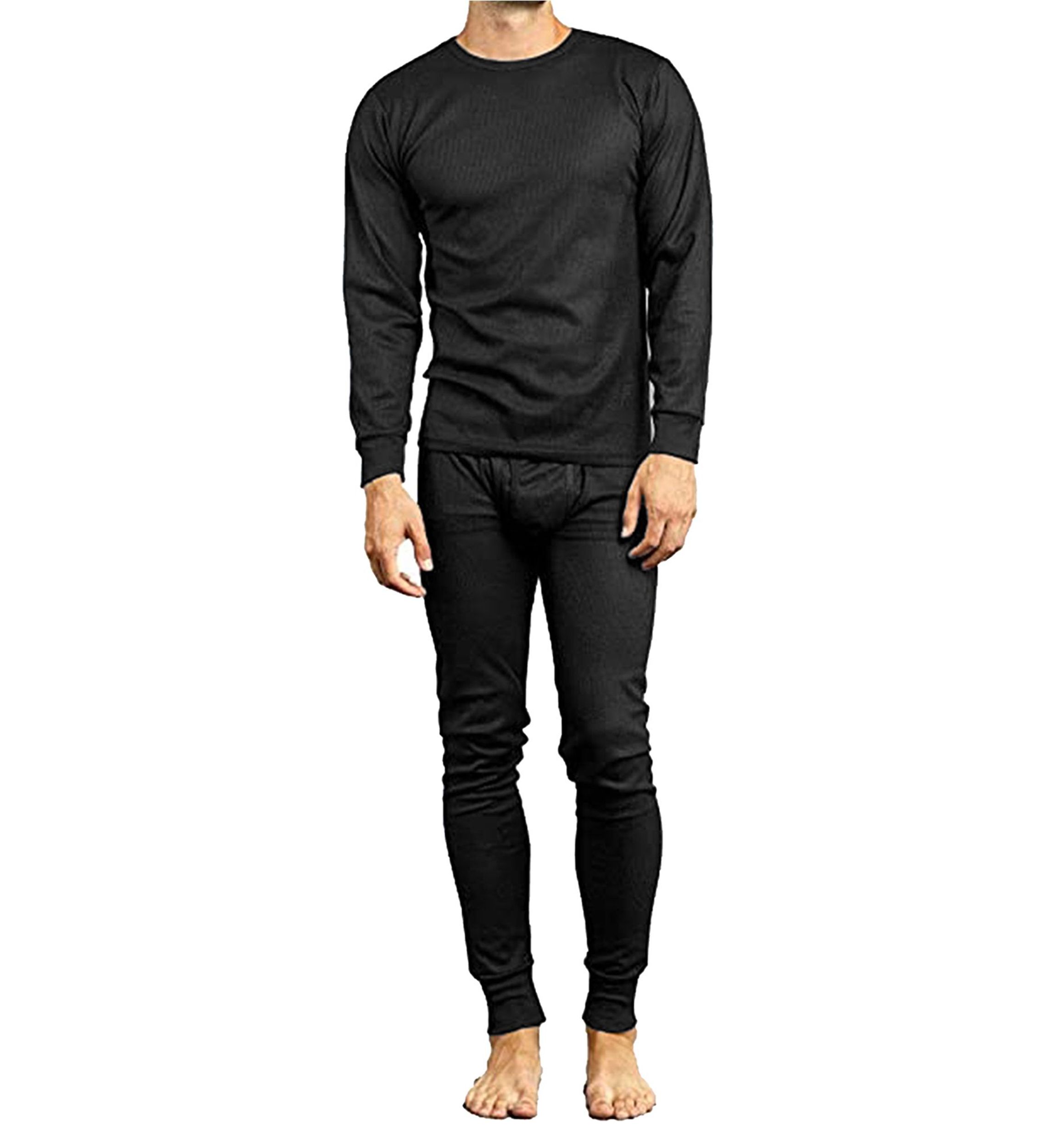 Mens 2-Piece Winter Thermal Top & Bottom Set
