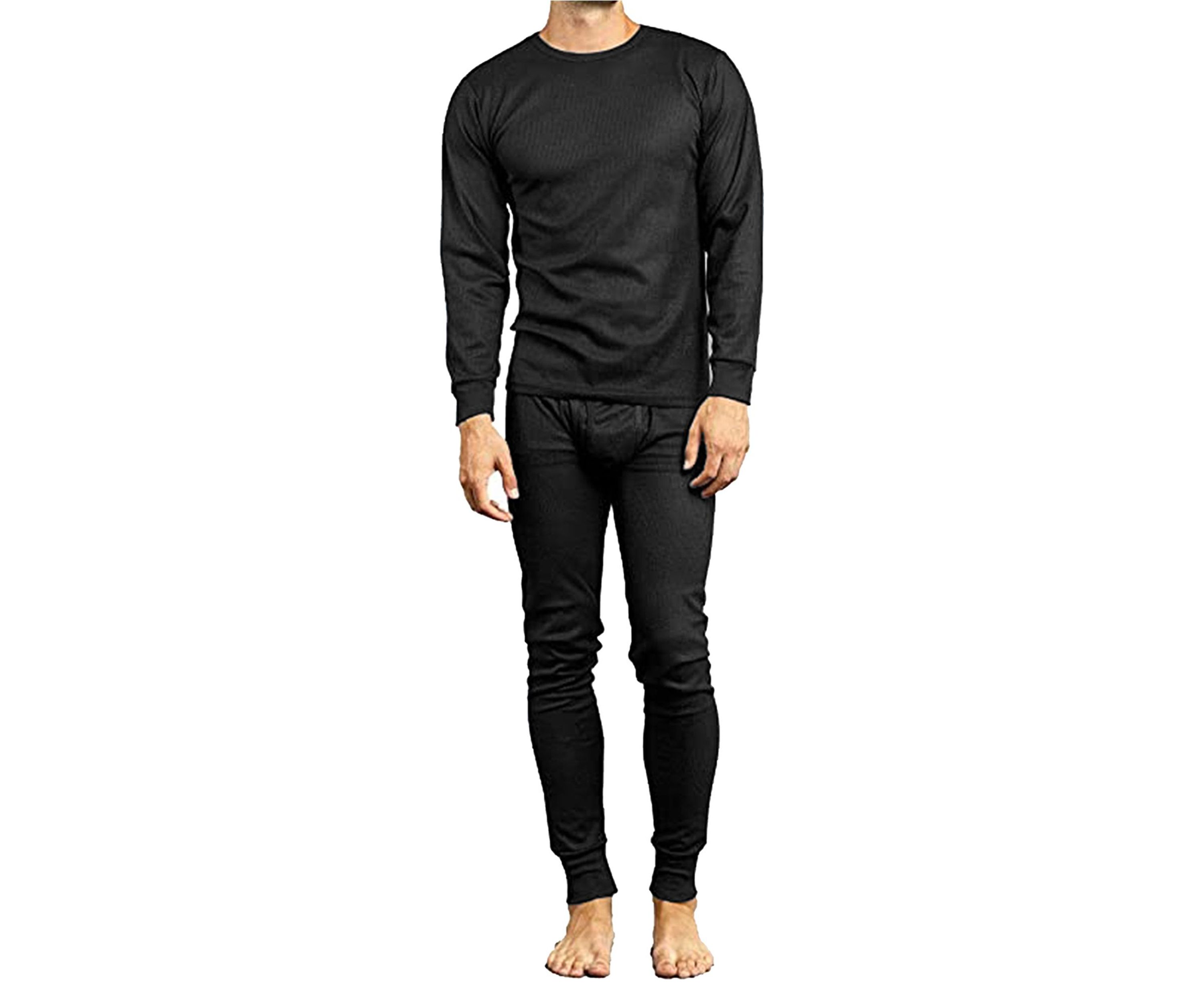 Mens 2-Piece Winter Thermal Top & Bottom Set