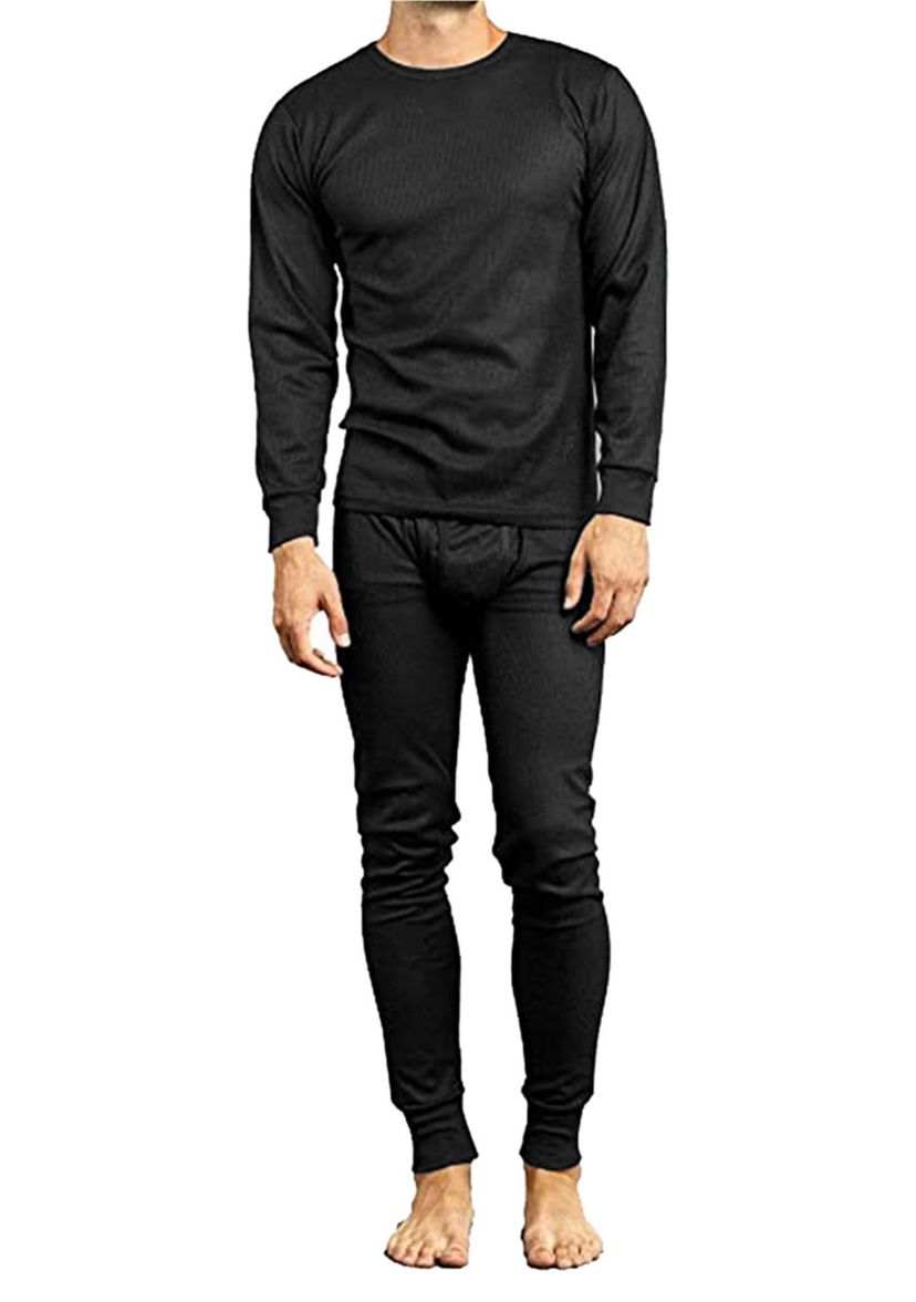 Mens 2-Piece Winter Thermal Top & Bottom Set