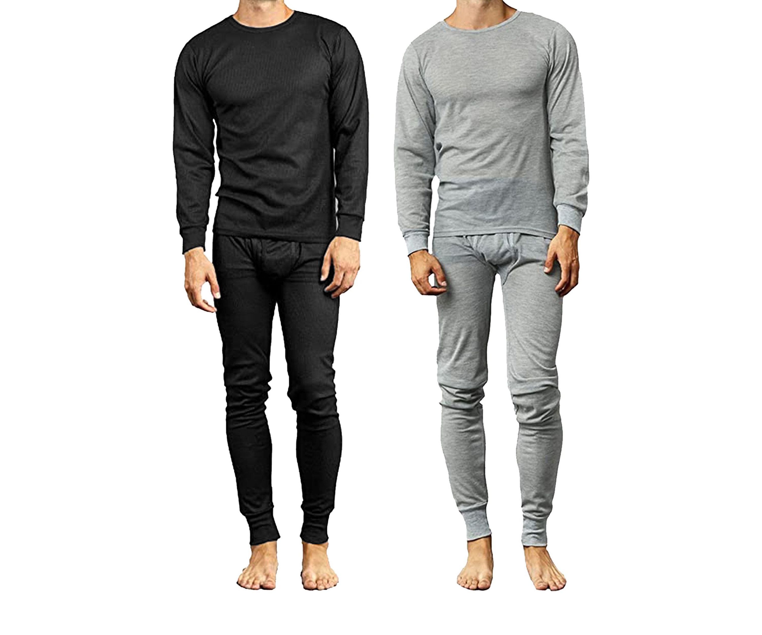 Mens 4-Piece Winter Thermal Top & Bottom Sets