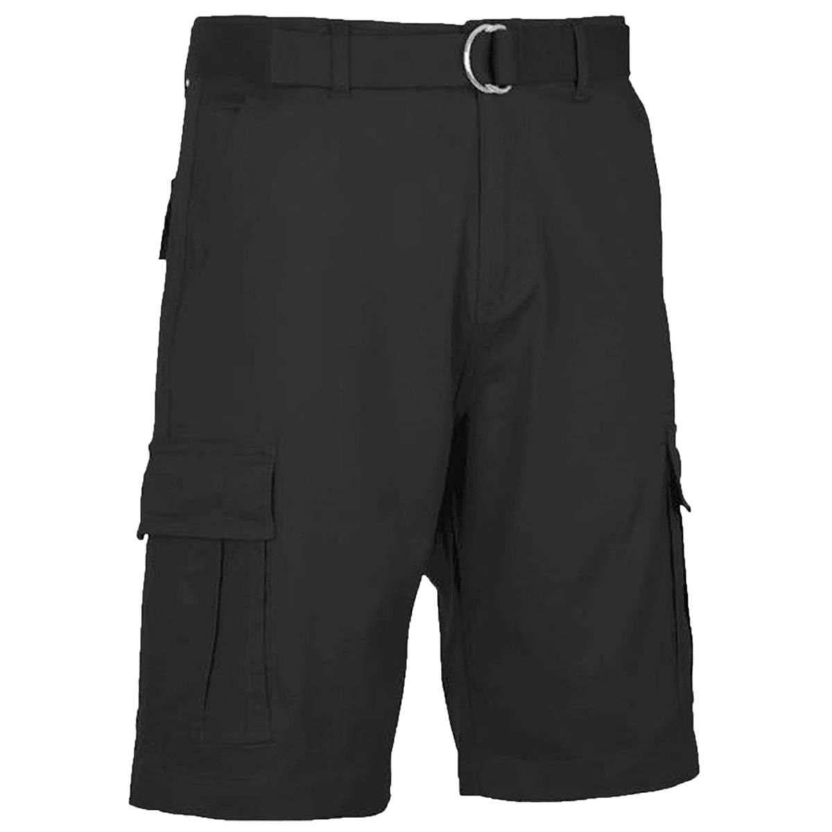 Blu Rock Mens Modern Fit Cotton Flex Stretch Cargo Shorts With Belt