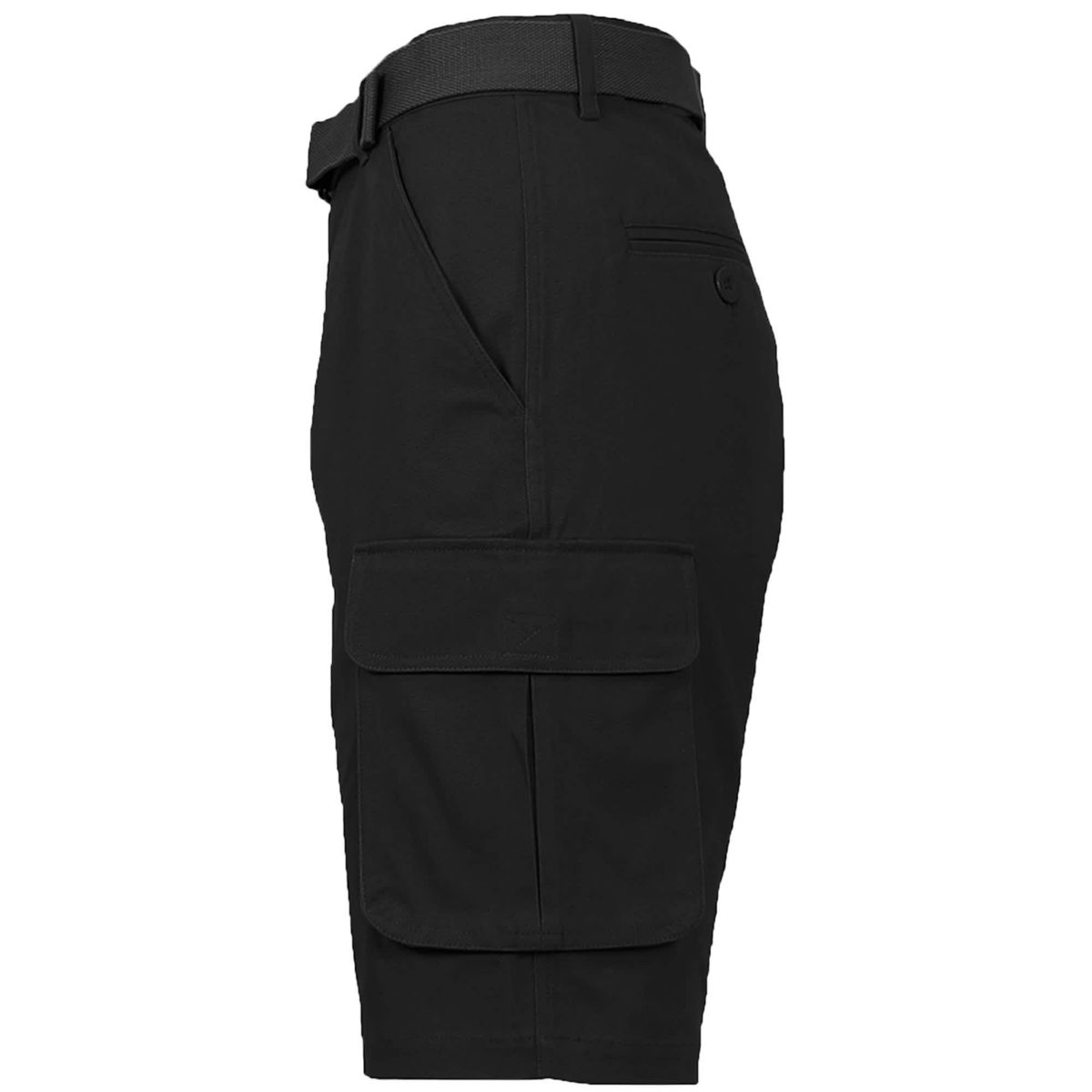 Blu Rock Mens Modern Fit Cotton Flex Stretch Cargo Shorts With Belt