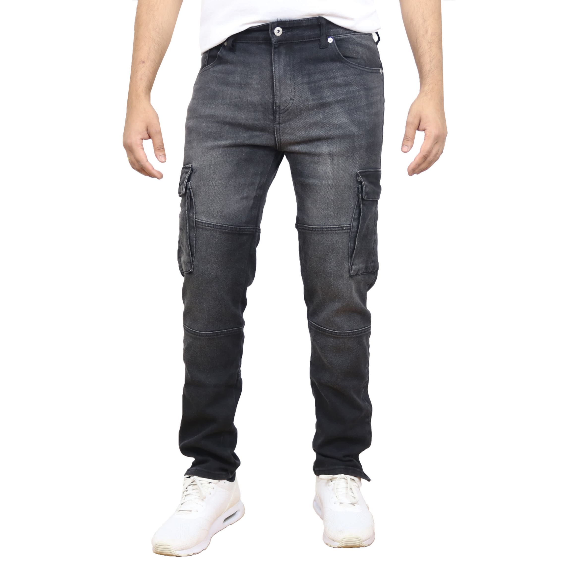 Blue Ice Mens Stretch Cargo Pocket Jeans