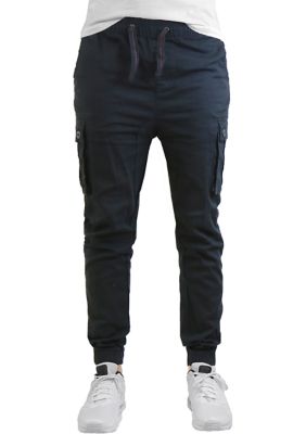 slim fit cargo joggers mens