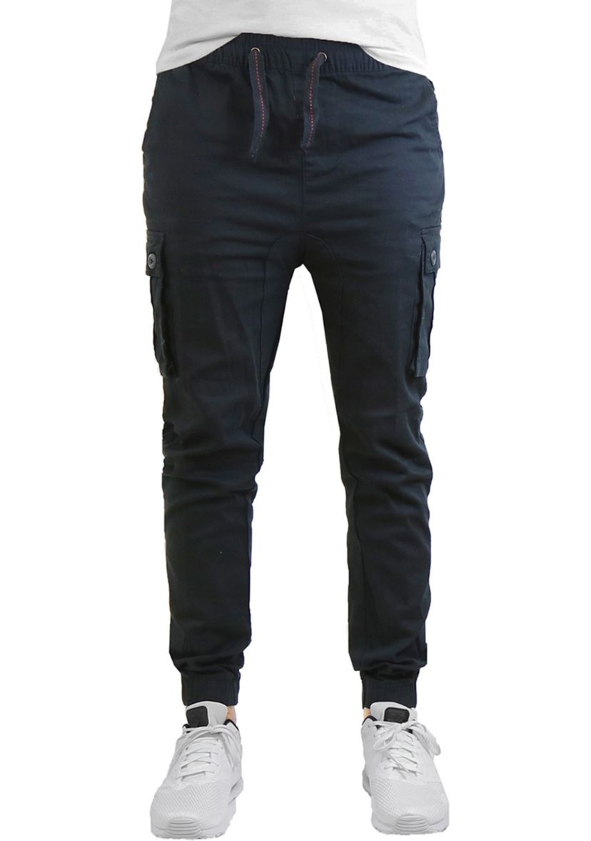 Mens Slim Fit Stretch Cargo Joggers