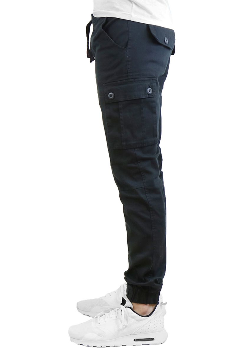 Mens Slim Fit Stretch Cargo Joggers
