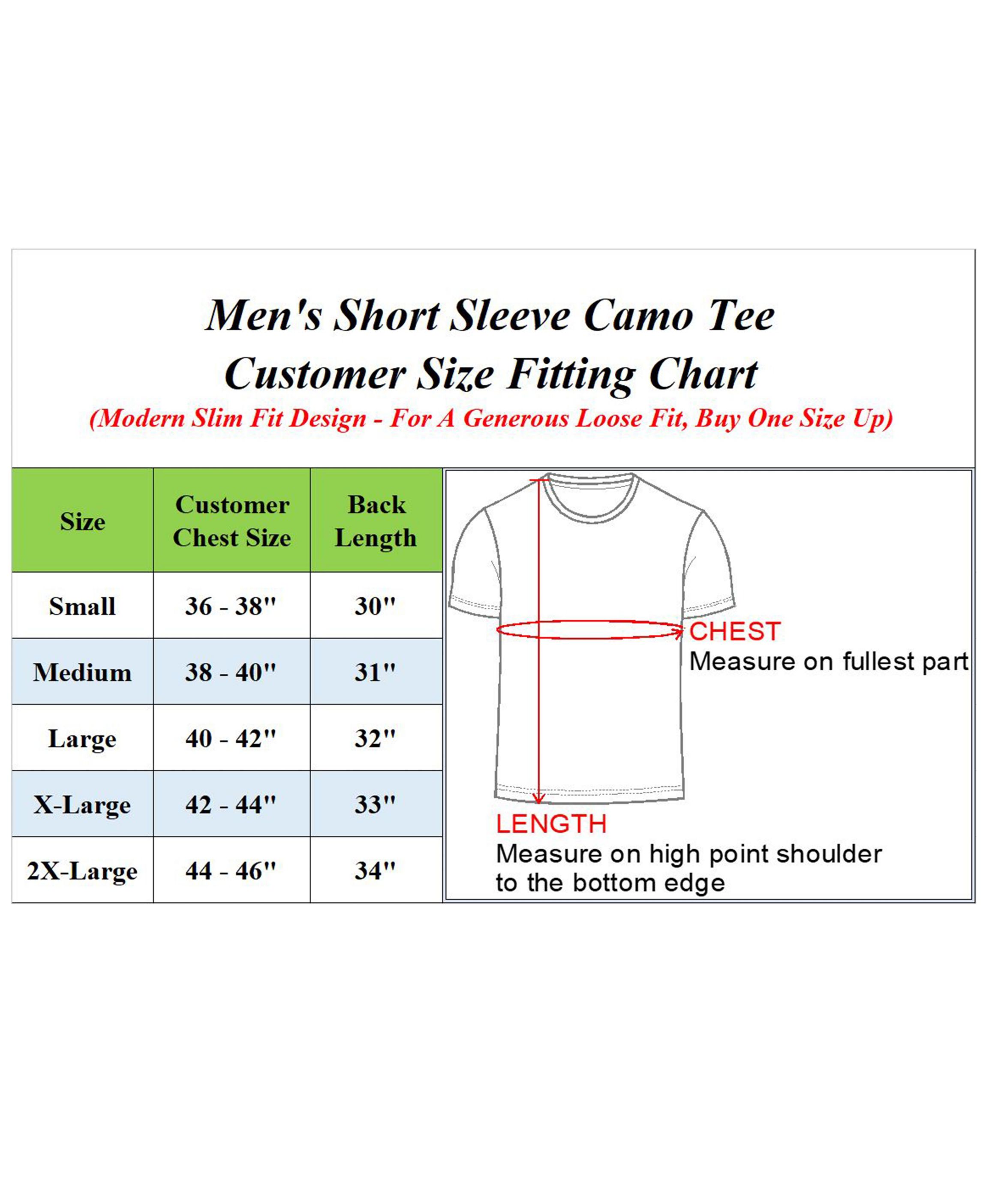 Galaxy By Harvic Mens Camo Printed Short Sleeve Crew Neck Tee