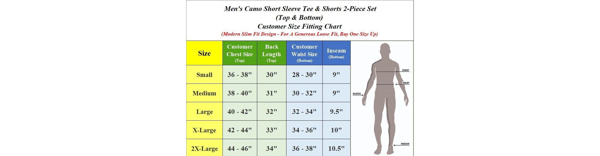 Galaxy By Harvic Mens 2-Piece Camo Short Sleeve Tee Shorts Set