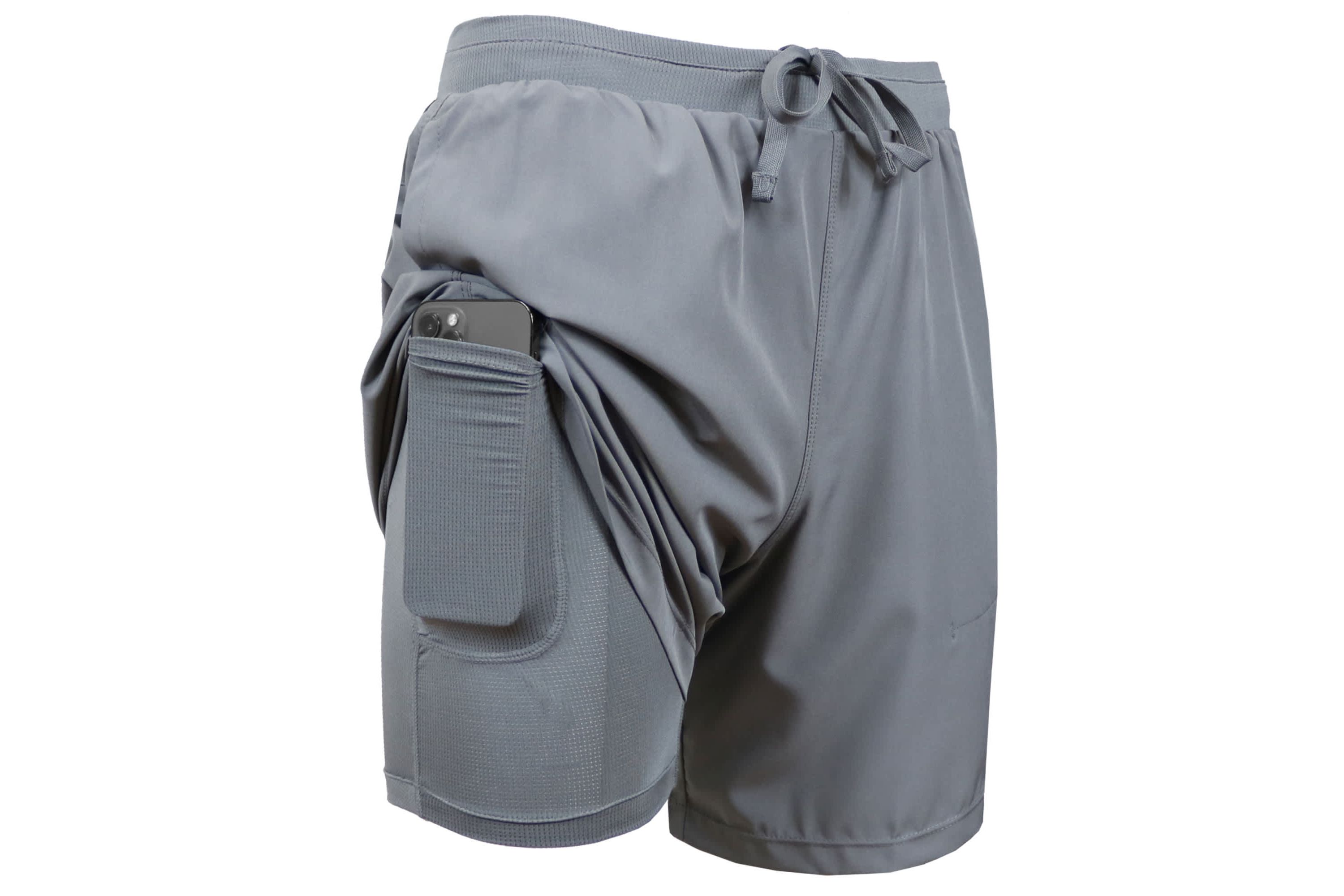 Jump Start Men’s 6-Pocket All Motion Stretch Utility Shorts