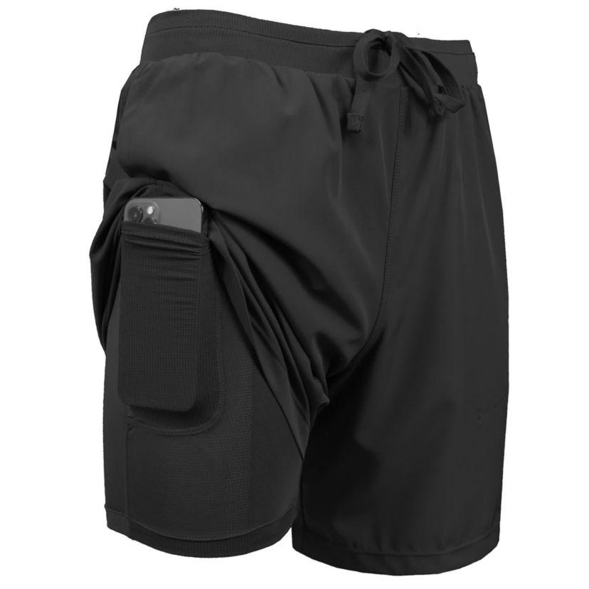 Jump Start Men’s 6-Pocket All Motion Stretch Utility Shorts