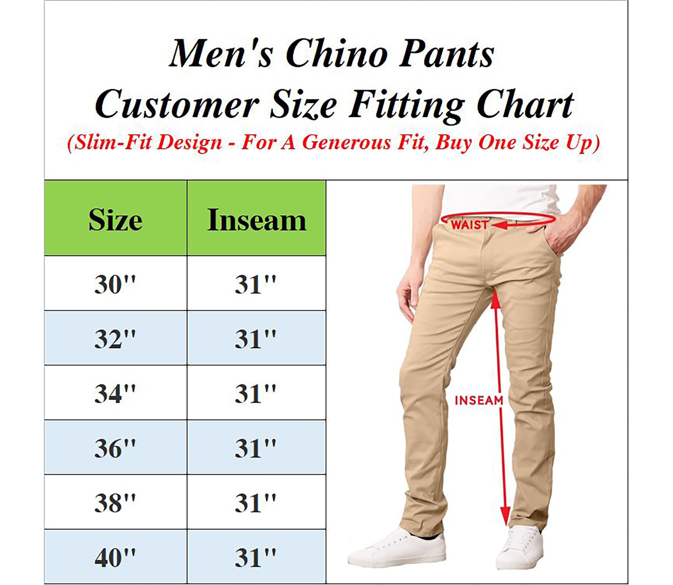 JumpStart Men’s Slim Fit  Heavyweight Fleece-Lined Stretch Chino Uniform Work Pants