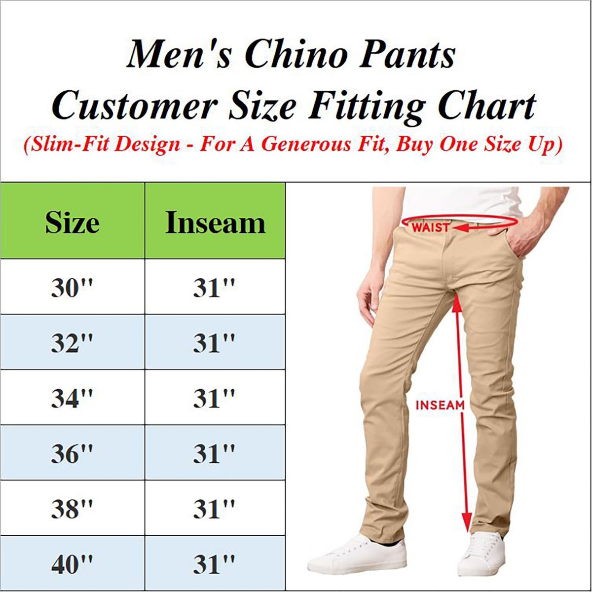 JumpStart Men’s Slim Fit  Heavyweight Fleece-Lined Stretch Chino Uniform Work Pants -2 Pack