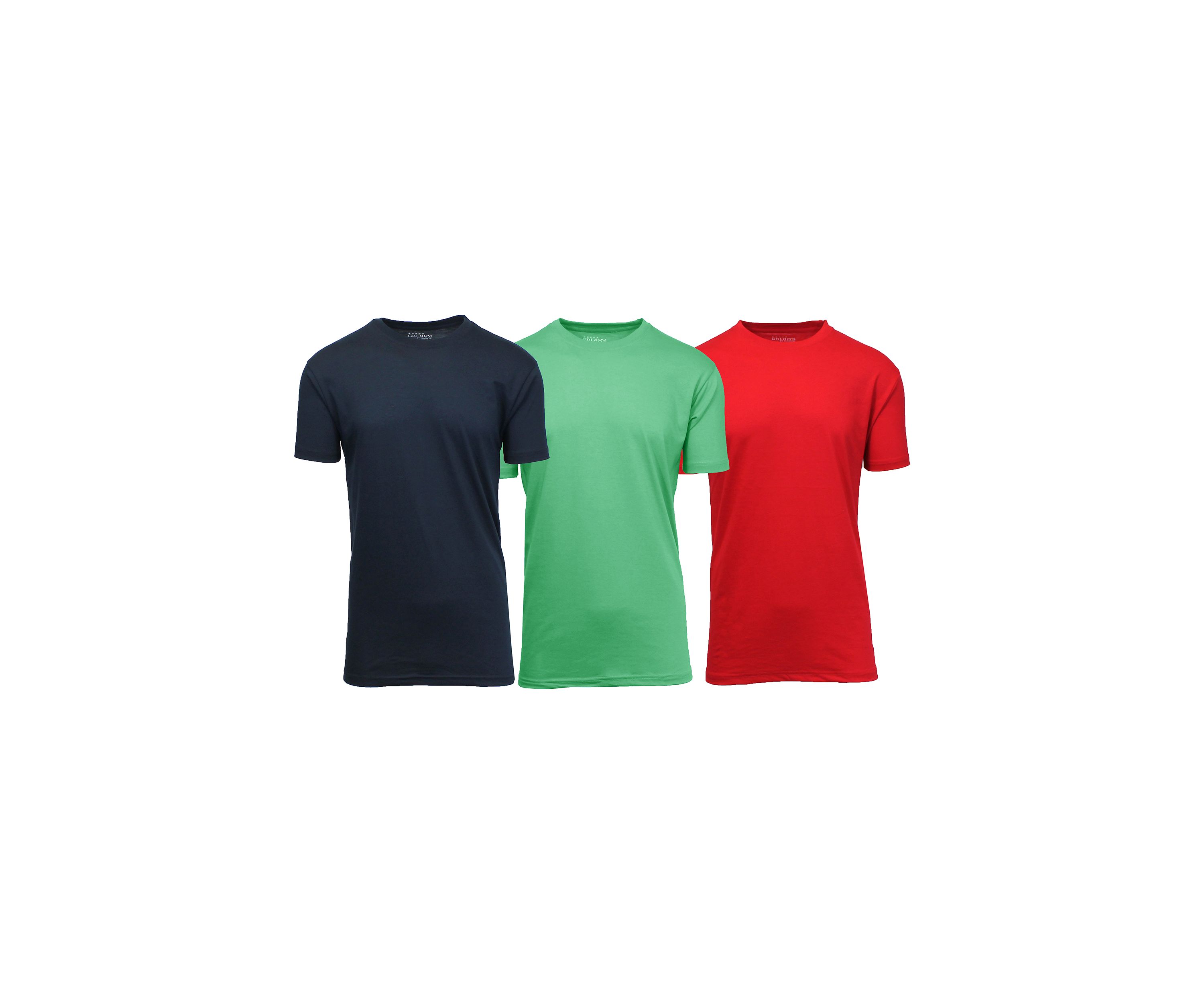 Mens Crew Neck T-Shirt - 3 Pack