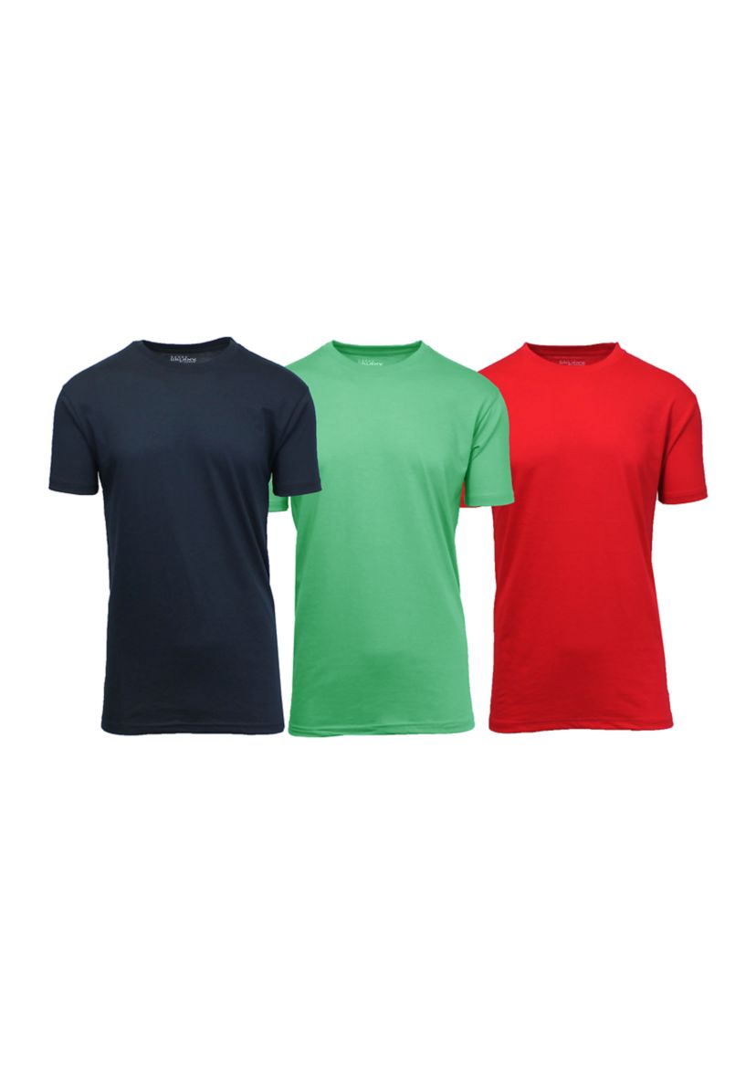 Mens Crew Neck T-Shirt - 3 Pack