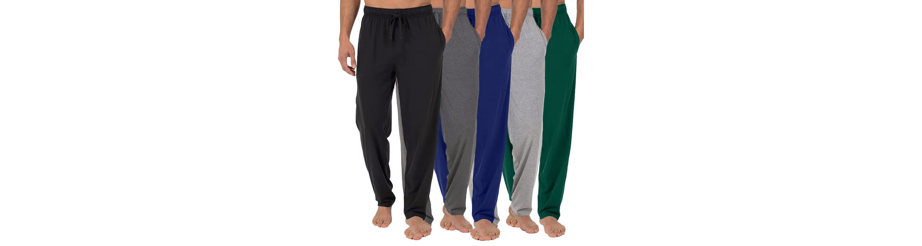Blue Ice Mens Modern Fit Classic Lounge Pants-5 Pack