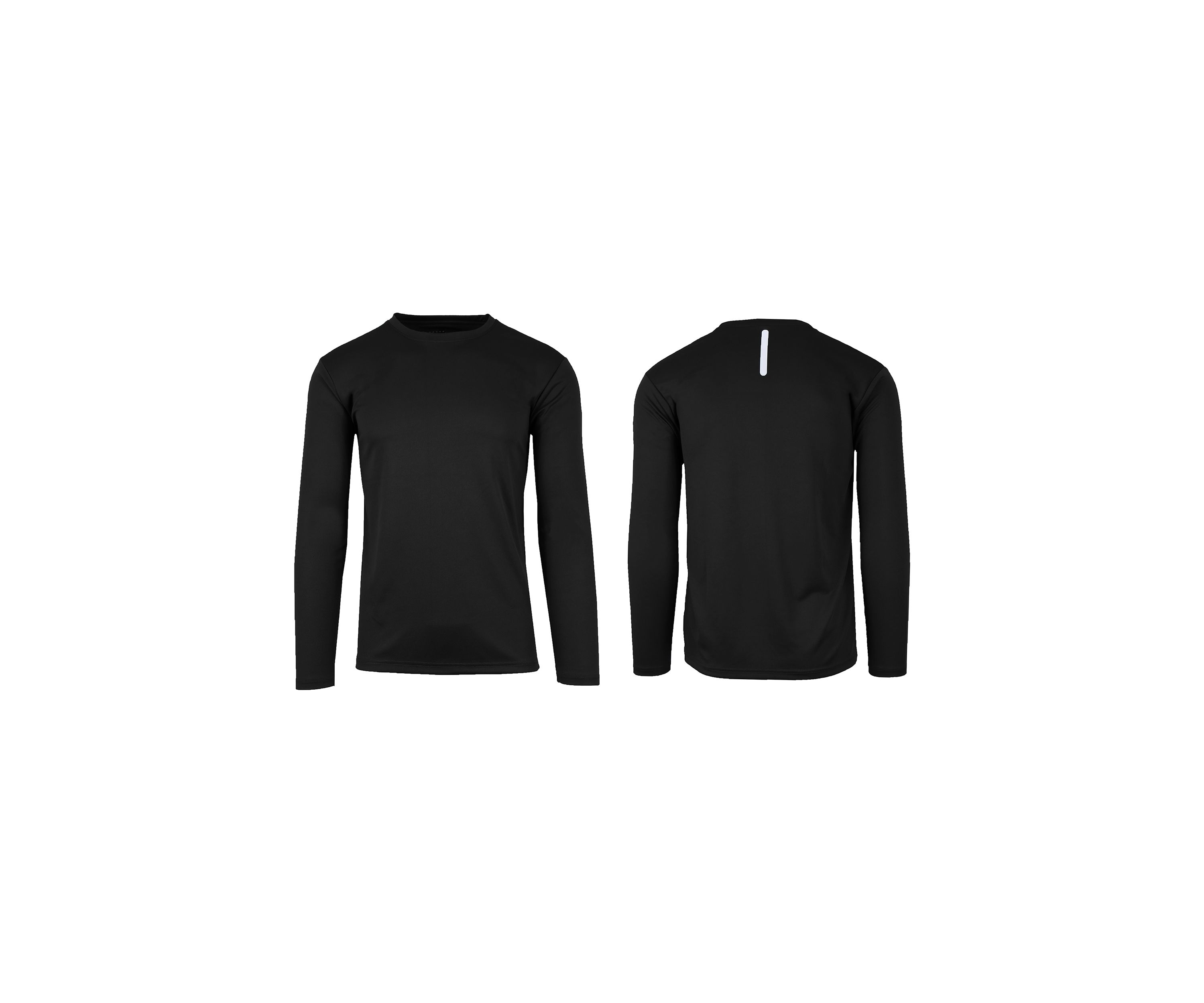 Mens Moisture-Wicking Long Sleeve Performance T-Shirt
