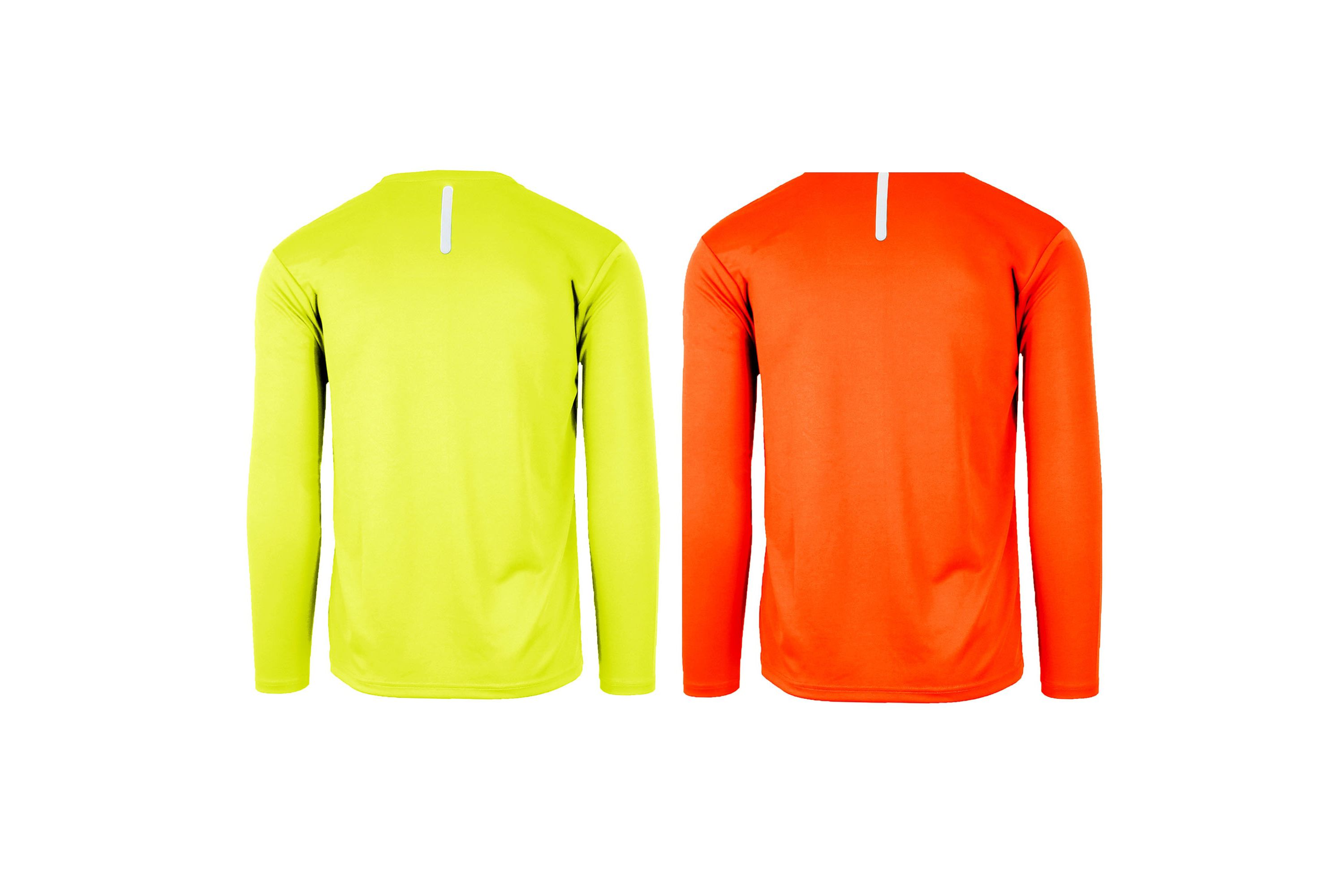 Long Sleeve Moisture-Wicking Performance Crew Neck Tee -2 Pack