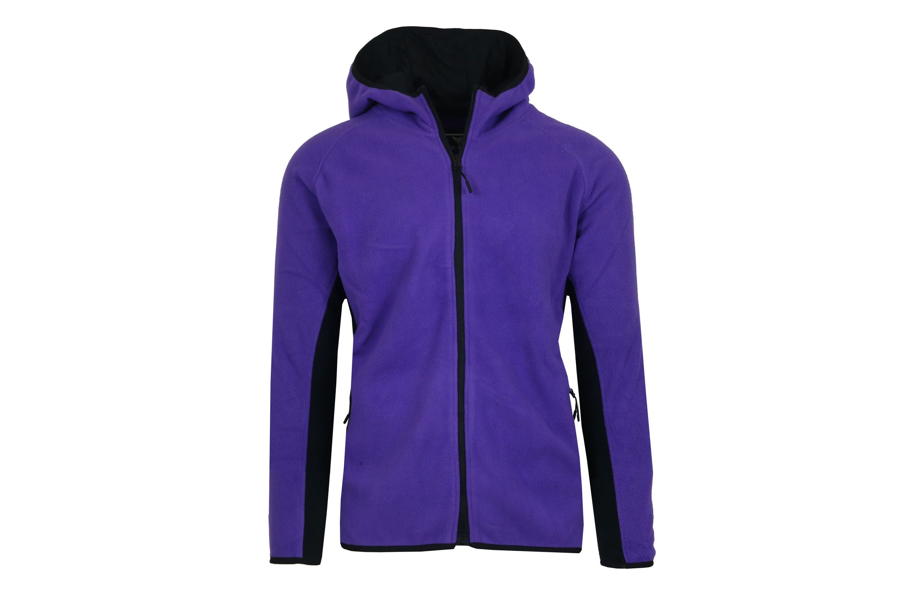 Mens Polar Fleece Tech Zip Hoodie