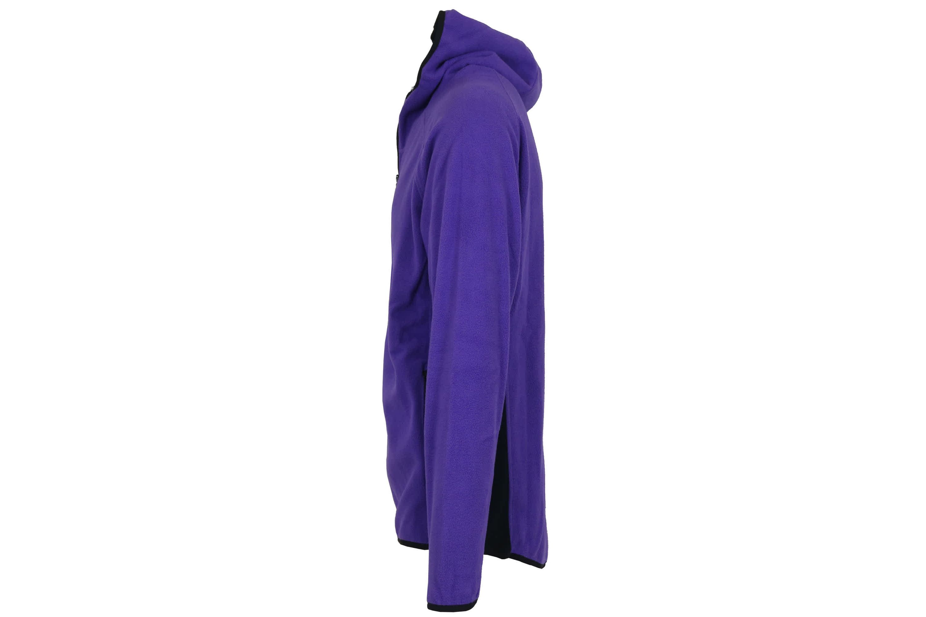 Mens Polar Fleece Tech Zip Hoodie