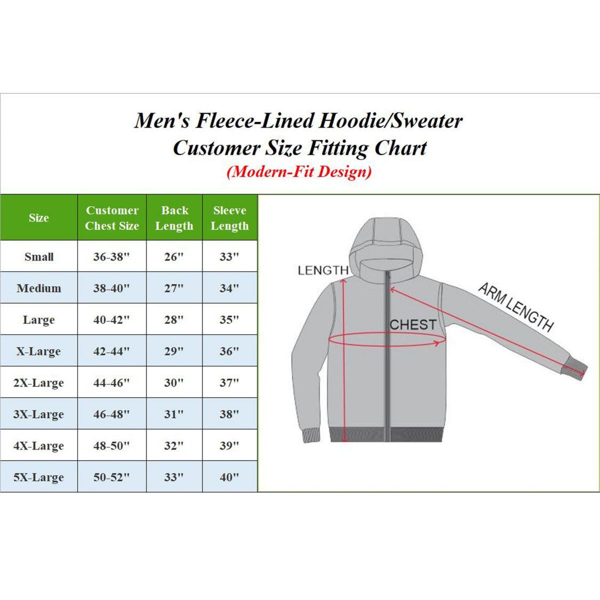 Mens Loose-Fit Fleece-Lined Pullover Hoodie