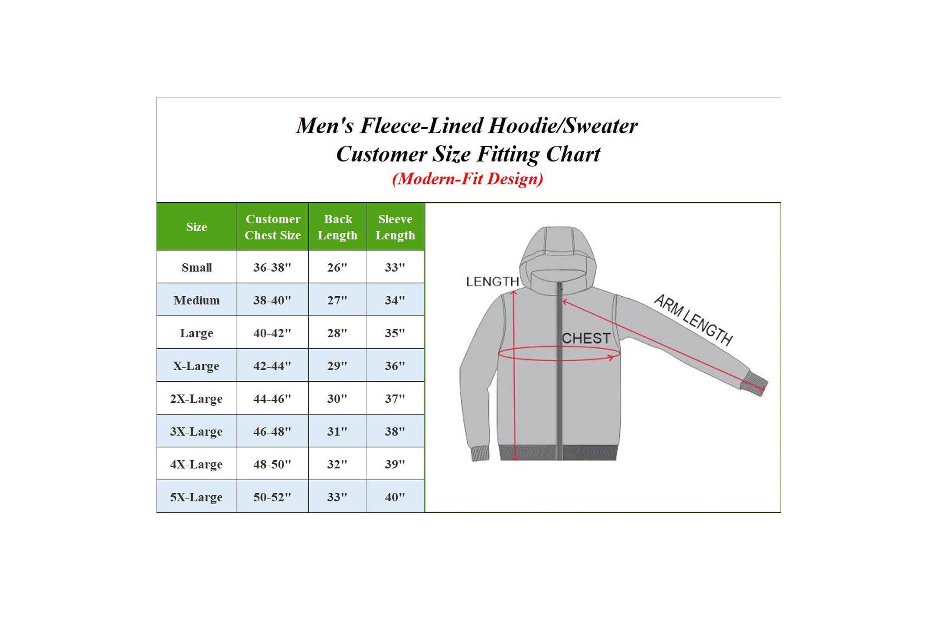 Mens Loose-Fit Fleece-Lined Pullover Hoodie