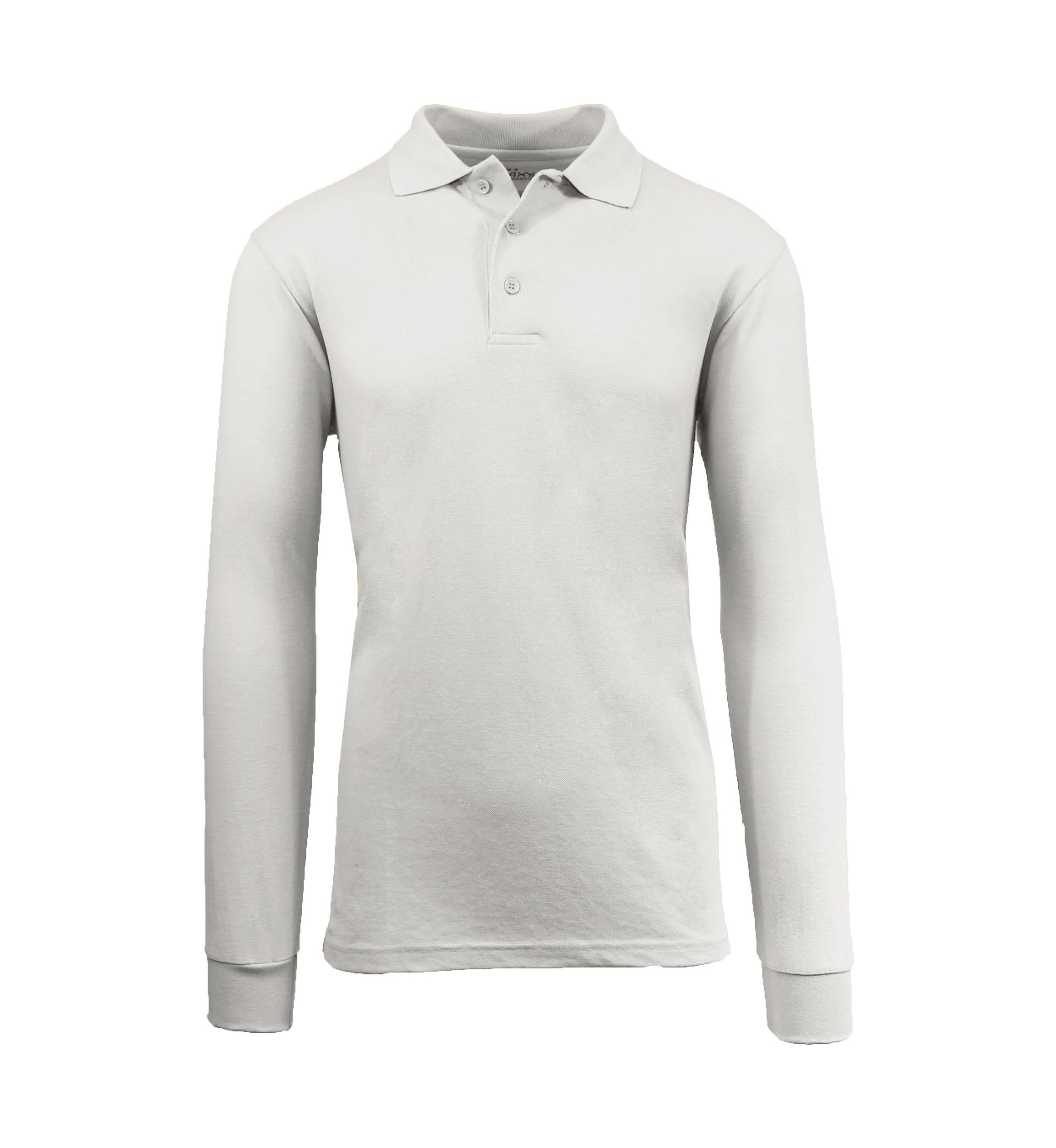 Mens Long Sleeve Piqué Polo Shirt