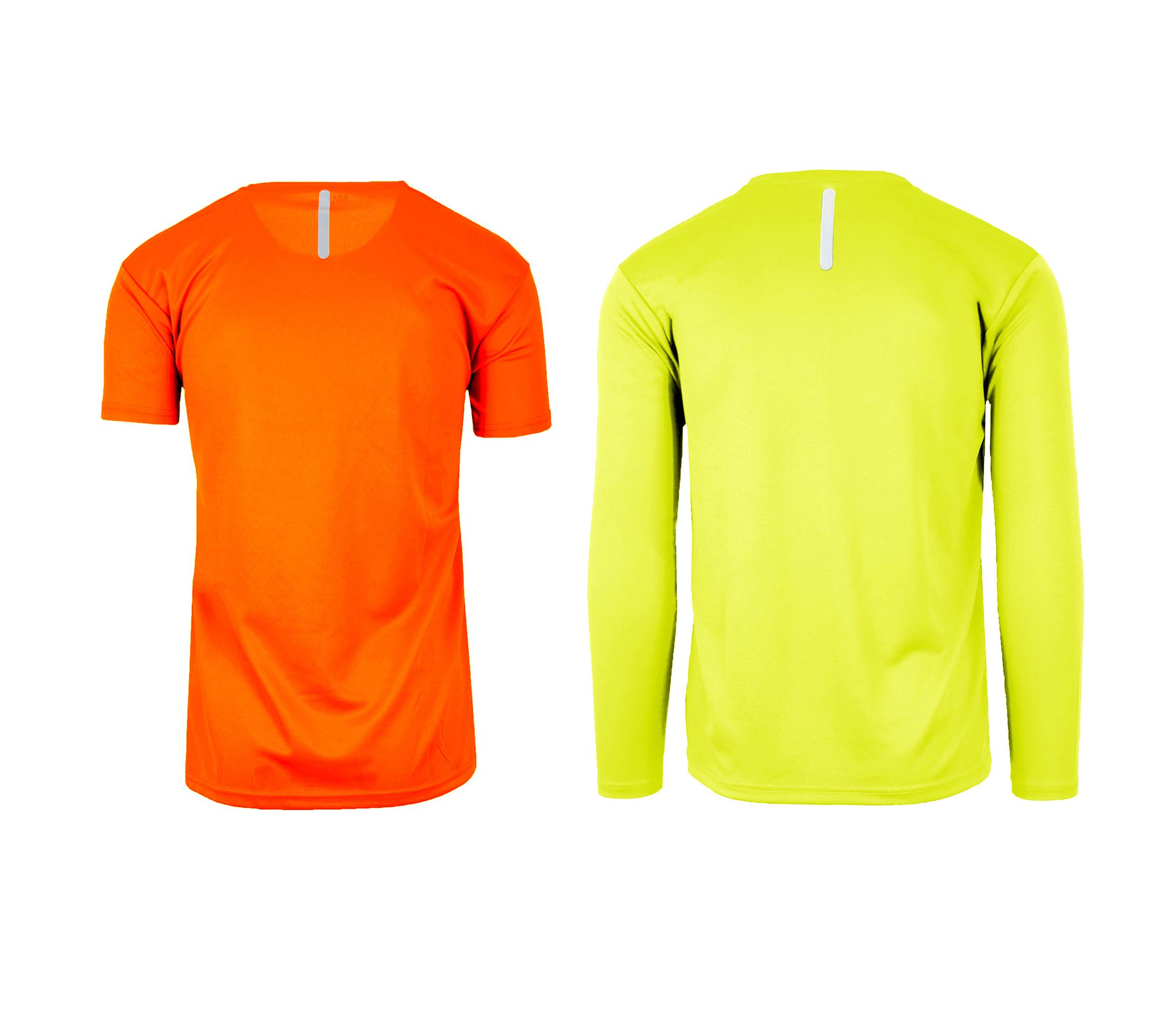 Short Sleeve & Long Sleeve Moisture-Wicking Quick Dry Performance Crew Neck Tee -2 Pack