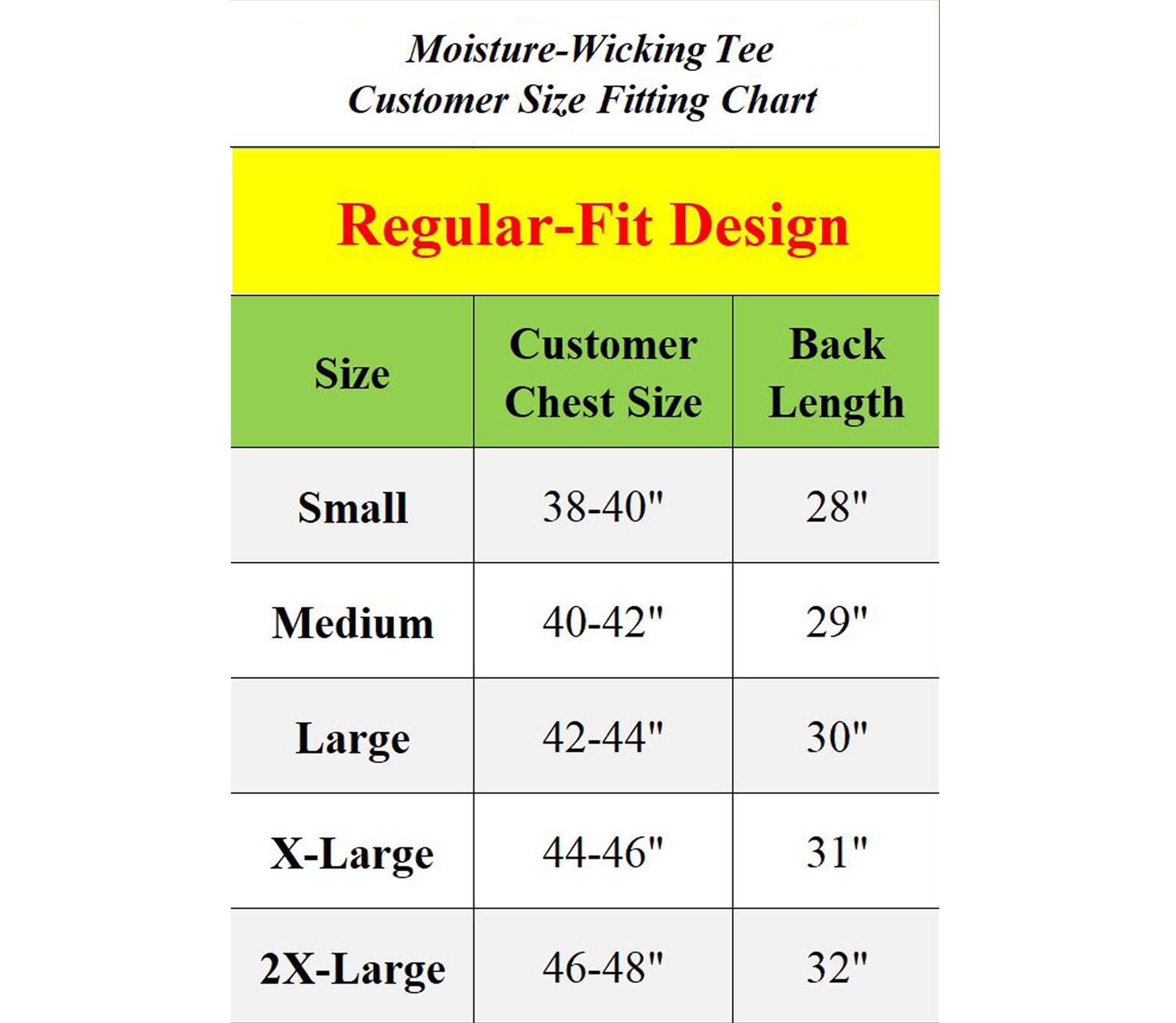 Short Sleeve & Long Sleeve Moisture-Wicking Quick Dry Performance Crew Neck Tee -2 Pack
