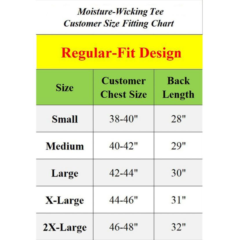 Short Sleeve & Long Sleeve Moisture-Wicking Quick Dry Performance Crew Neck Tee -2 Pack