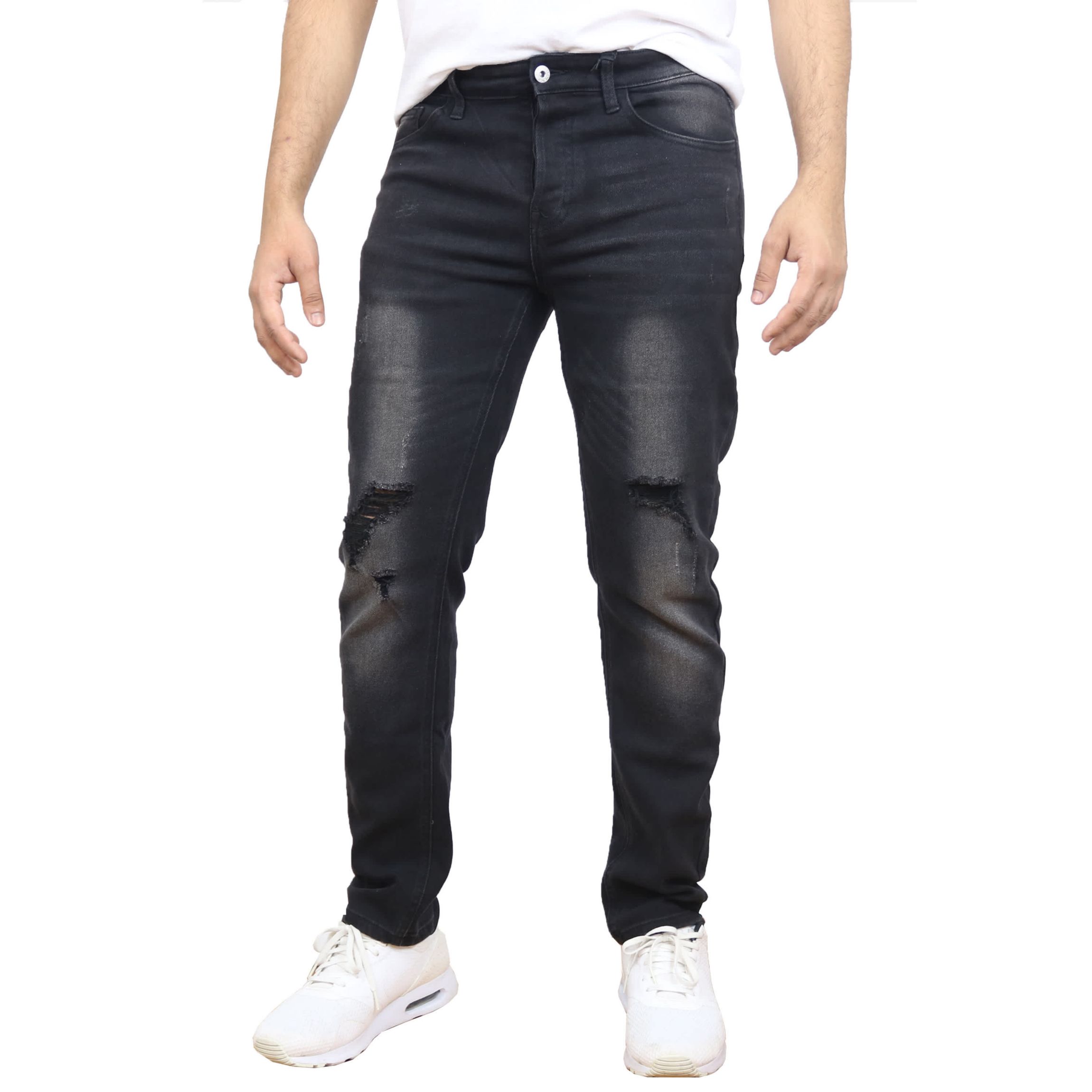 Blue Ice Mens Stretch Ripped Jeans-3 Pack