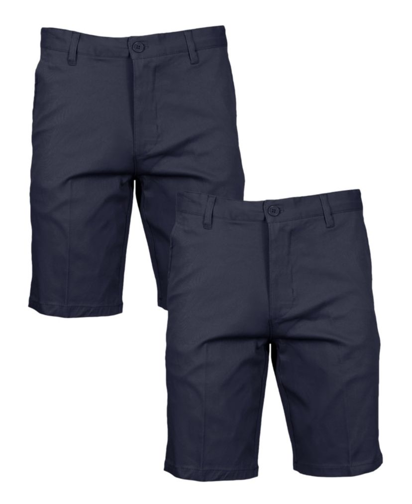 Mens Cotton Stretch Slim Fit Chino Shorts